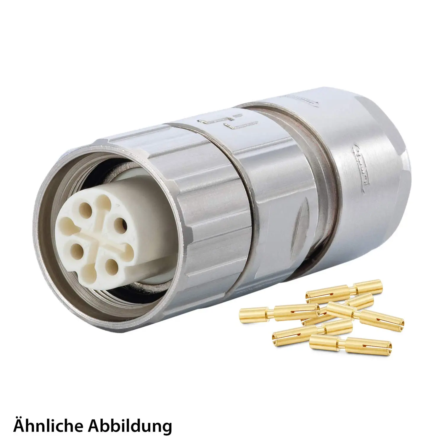 799910203K HUMMEL SET inkl. Kontakte M16 Kabelsteckverbinder, Crimpeinsatz gerade Polzahl 3-pol., Buchse Kabelabgang gerade, Klemmbereich 3,0mm - 6,0mm