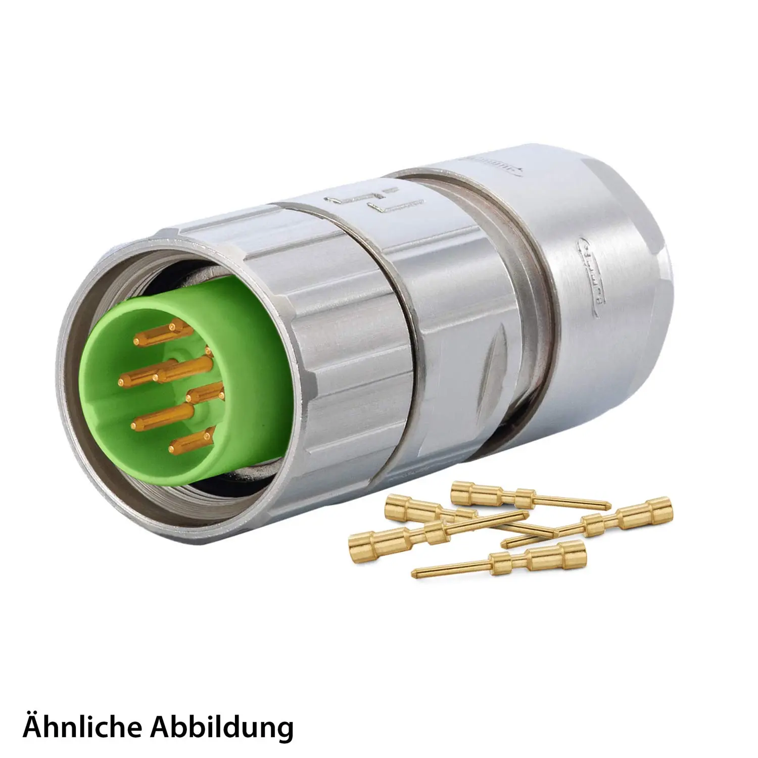 Produktfoto 1 von 799910227K HUMMEL SET inkl. Kontakte M16 Kabelsteckverbinder, Crimpeinsatz gerade Polzahl 18-pol., Stift Kabelabgang gerade, Klemmbereich 3,0mm - 6,0mm