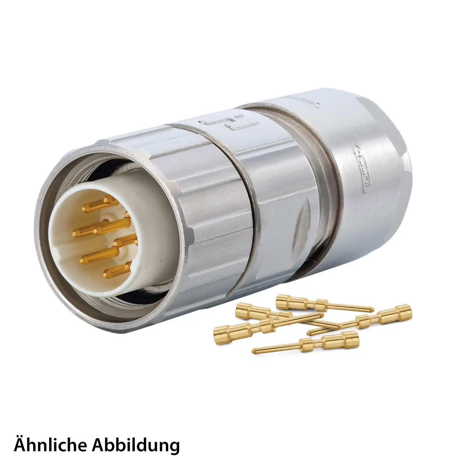 Produktfoto 1 von 799910202K HUMMEL SET inkl. Kontakte M16 Kabelsteckverbinder, Crimpeinsatz gerade Polzahl 3-pol., Stift Kabelabgang gerade, Klemmbereich 3,0mm - 6,0mm