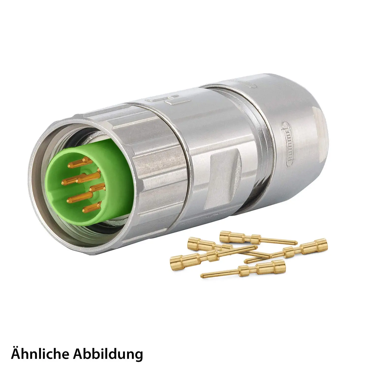Produktfoto 1 von 799910302K HUMMEL SET inkl. Kontakte M16 Kabelsteckverbinder, Crimpeinsatz gerade Polzahl 10-pol., Stift lange Version Kabelabgang gerade, Klemmbereich 3,0mm - 6,0mm