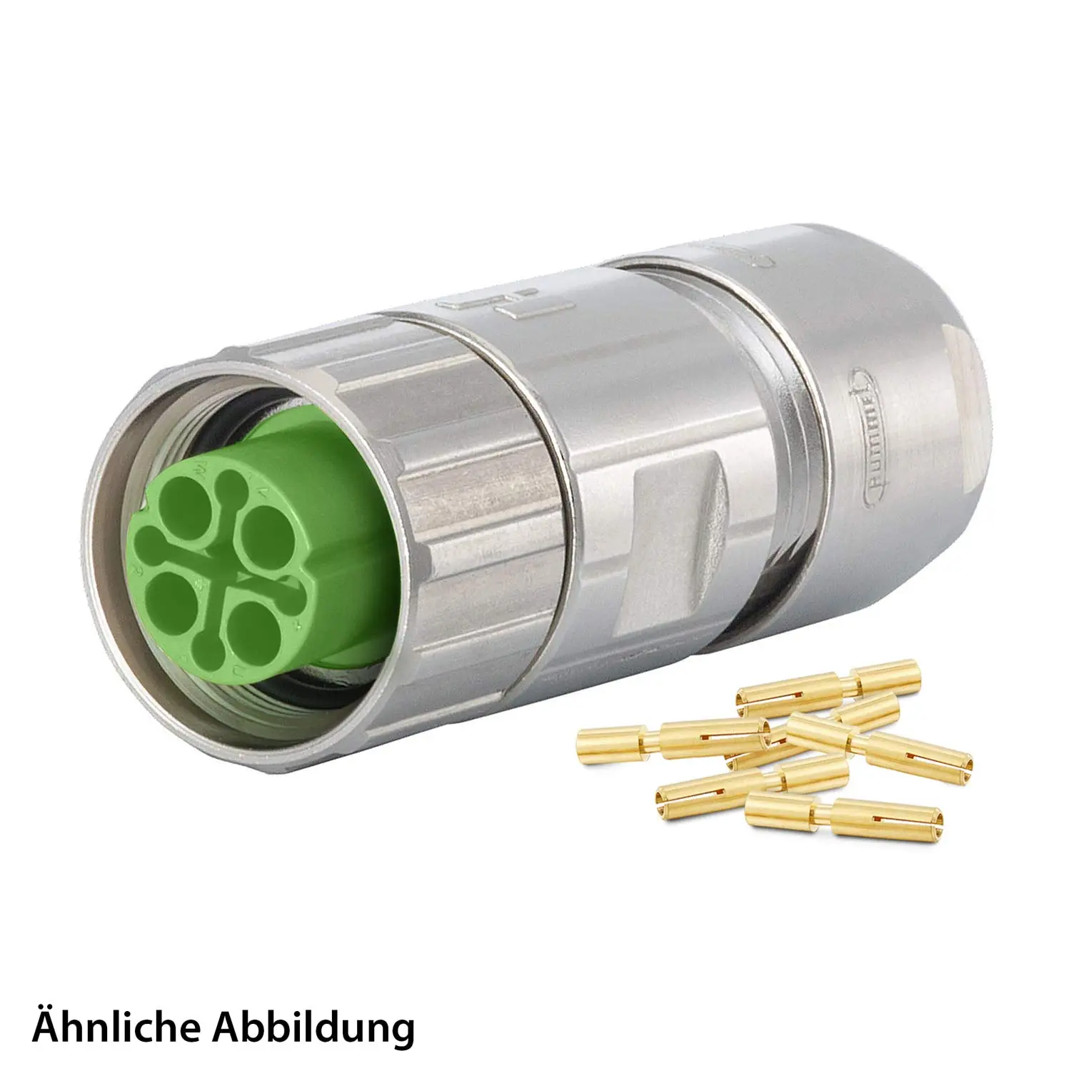 Produktfoto 1 von 799910336K HUMMEL SET inkl. Kontakte M16 Kabelsteckverbinder, Crimpeinsatz gerade Polzahl 18-pol., Buchse lange Version Kabelabgang gerade, Klemmbereich 5,0mm - 9,0mm