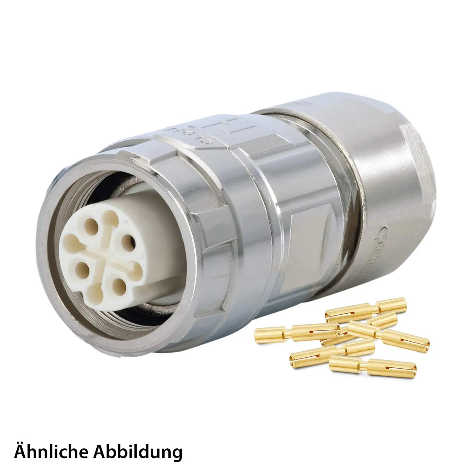 799910419K HUMMEL SET inkl. Kontakte M16 Kabelsteckverbinder, Crimpeinsatz gerade Polzahl 3-pol., Buchse Kabelabgang gerade, Klemmbereich 8,0mm - 11,0mm