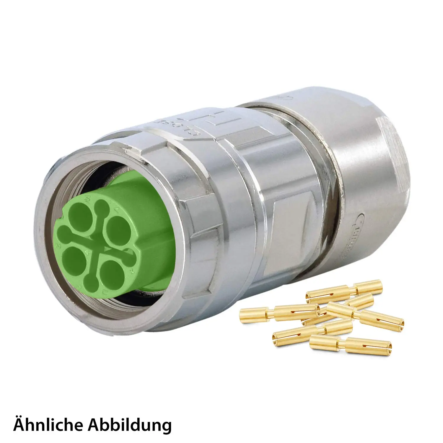 799910411K HUMMEL SET inkl. Kontakte M16 Kabelsteckverbinder, Crimpeinsatz gerade Polzahl 10-pol., Buchse Kabelabgang gerade, Klemmbereich 5,0mm - 9,0mm