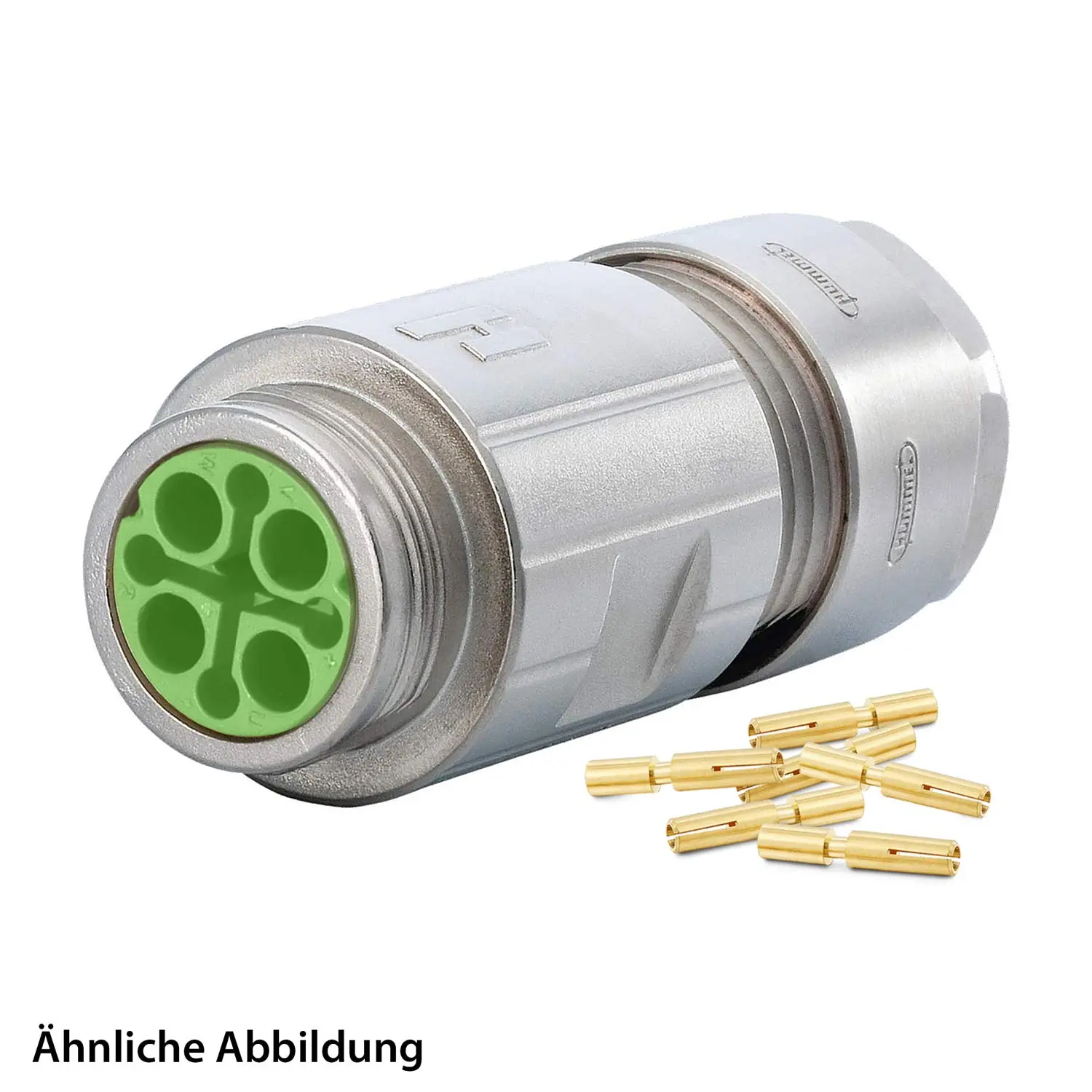 Produktfoto 1 von 799910519K HUMMEL SET inkl. Kontakte M16 Kupplungssteckverbinder, Crimpeinsatz gerade Polzahl 10-pol., Buchse Kabelabgang gerade, Klemmbereich 8,0mm - 11,0mm