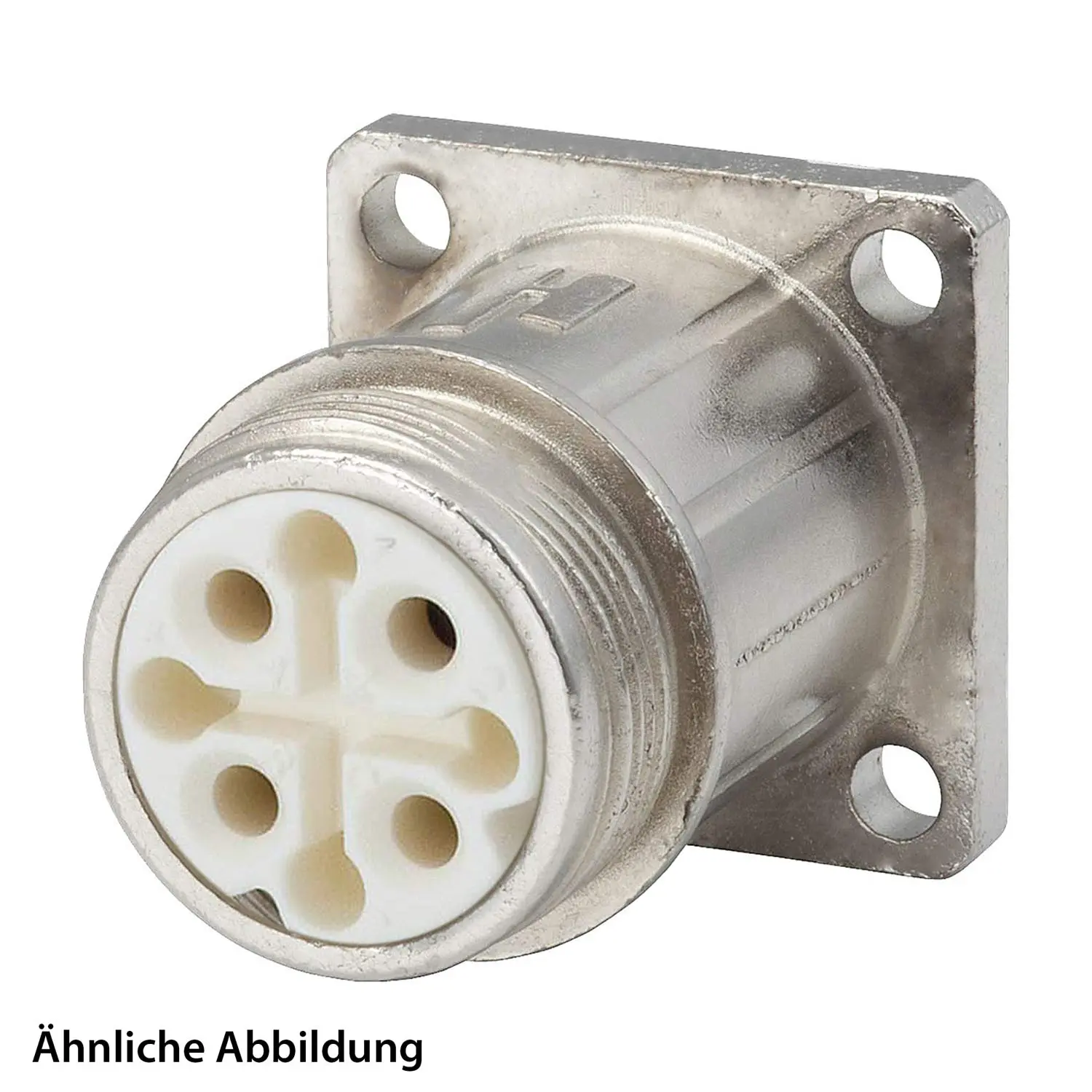 799910781K HUMMEL SET inkl. Kontakte M16 Gerätesteckverbinder, Einlöteinsatz gerade Polzahl 3-pol., Buchse Vorderwand