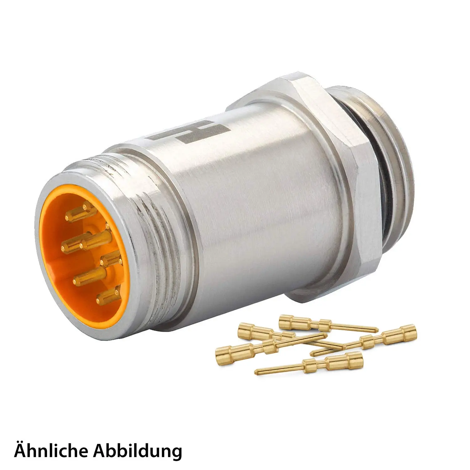 Produktfoto 1 von 799910921K HUMMEL SET inkl. Kontakte M16 Gerätesteckverbinder, Crimpeinsatz gerade Polzahl 3+4+PE, Stift Vorderwand