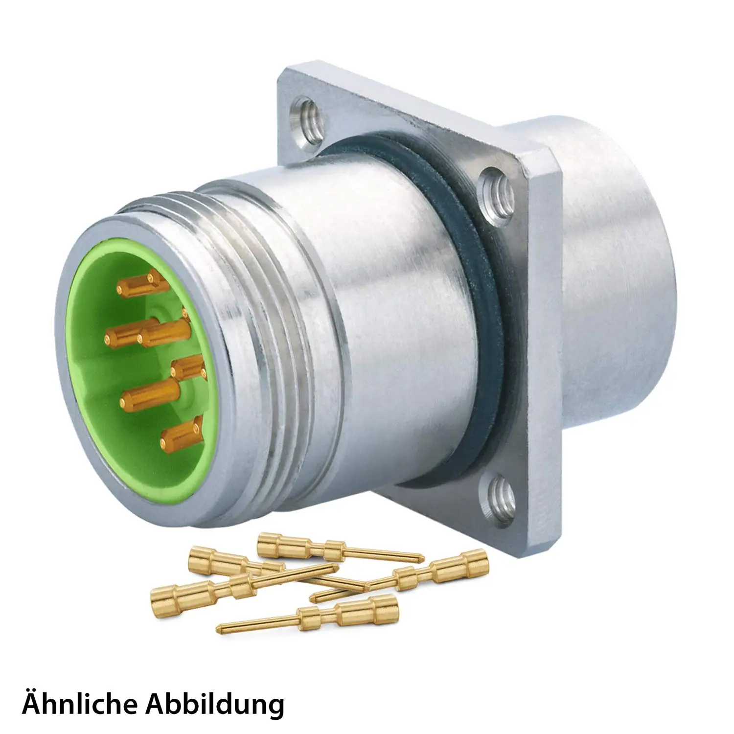 Produktfoto 1 von 799911025K HUMMEL SET inkl. Kontakte M16 Gerätesteckverbinder, Crimpeinsatz gerade Polzahl 18-pol., Stift Hinterwand