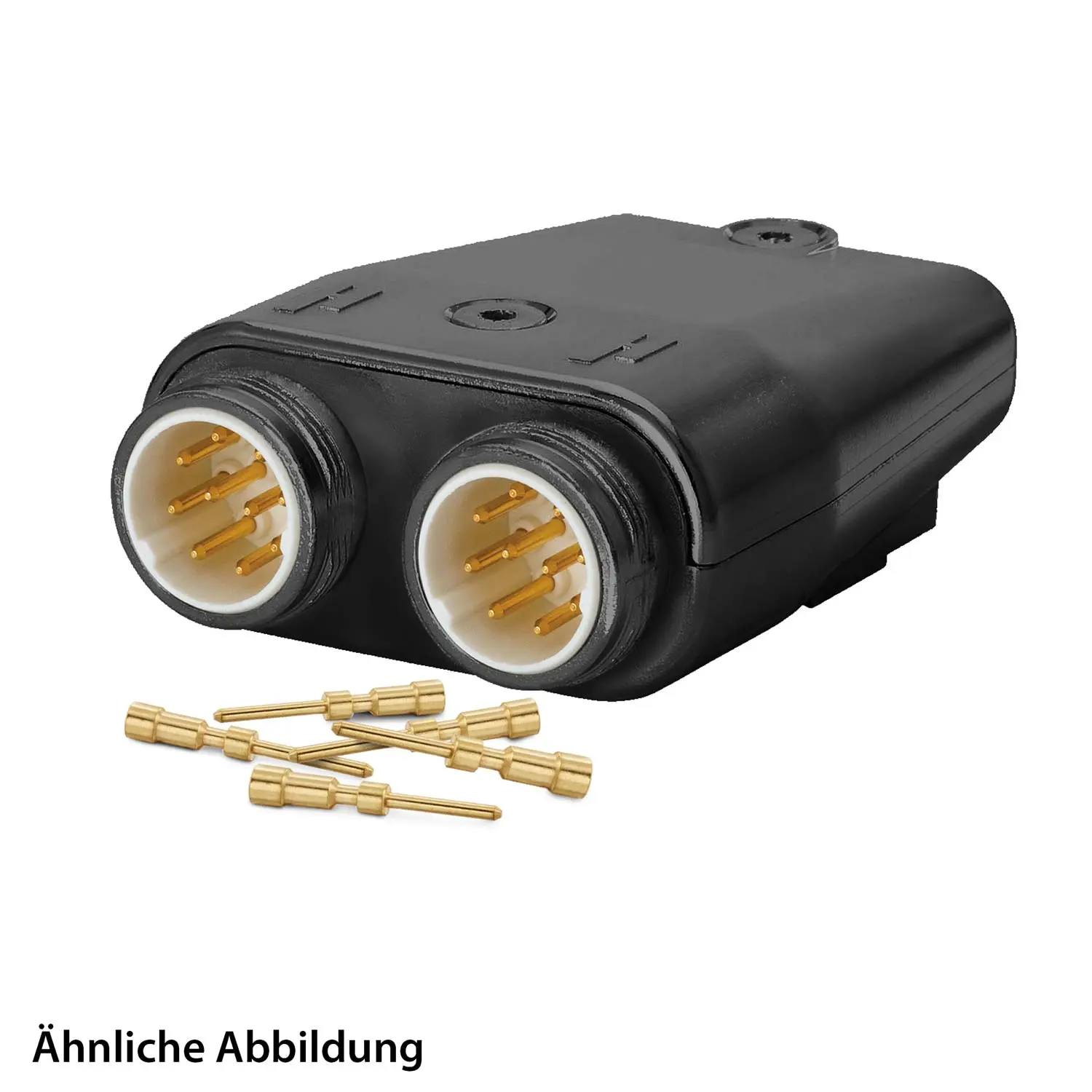 Produktfoto 1 von 799911060K HUMMEL SET inkl. Kontakte M16/M16 TWINTUS Flanschgehäuse, Crimpeinsatz flach Polzahl 6+10+PE, Stift Querschnitt 0,08mm²-0,75mm²/0,34mm²-1,5mm²