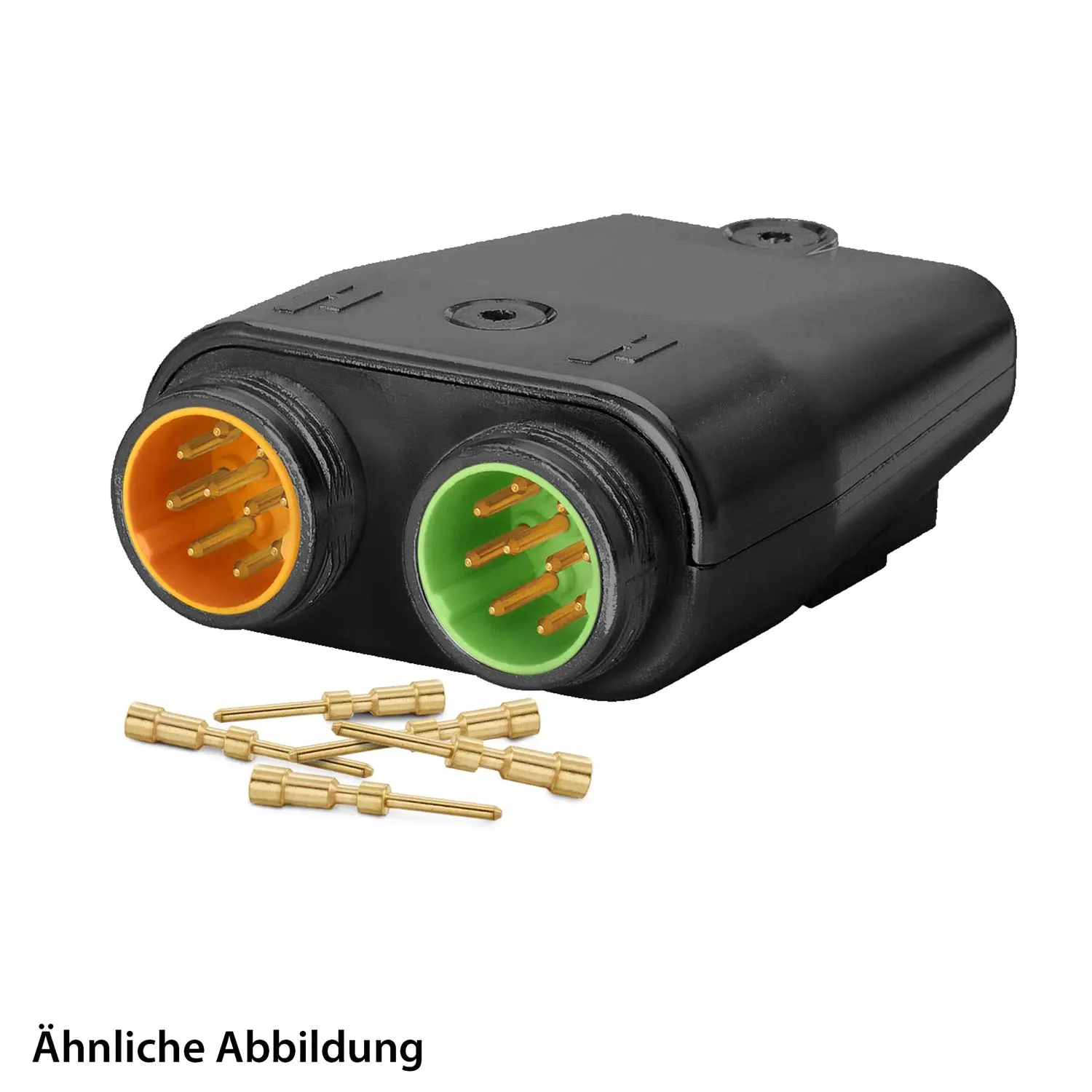 Produktfoto 1 von 799911062K HUMMEL SET inkl. Kontakte M16/M16 TWINTUS Flanschgehäuse, Crimpeinsatz flach Polzahl 6+10+PE, Stift Querschnitt 0,08mm²-0,75mm²/0,34mm²-1,5mm²