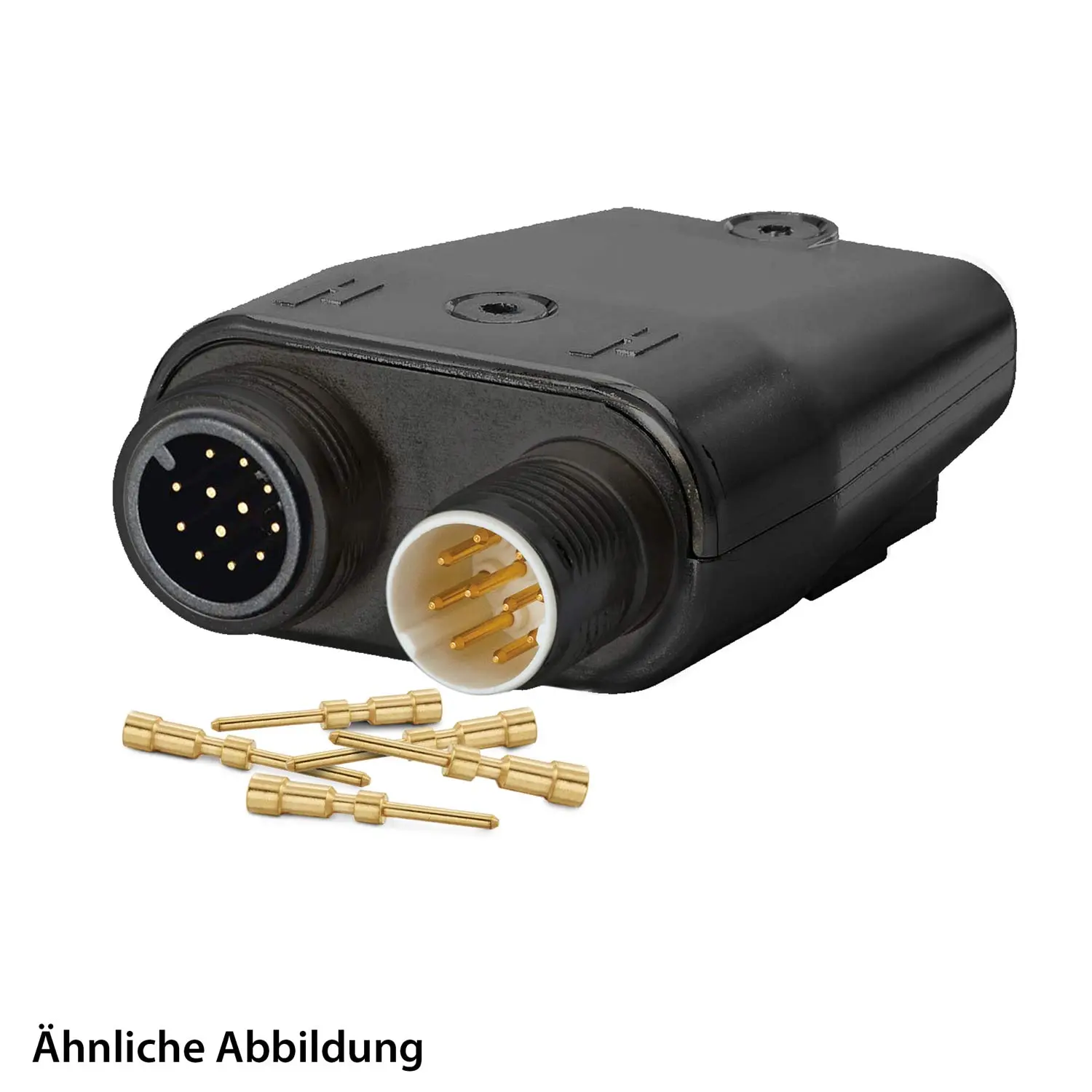799911123K HUMMEL SET inkl. Kontakte M16/M12 TWINTUS Flanschgehäuse, Crimp-/Löteinsatz flach Polzahl 3+4/8+PE, Stift Querschnitt 0,08mm²-0,34mm²/0,34mm²-1,5mm²