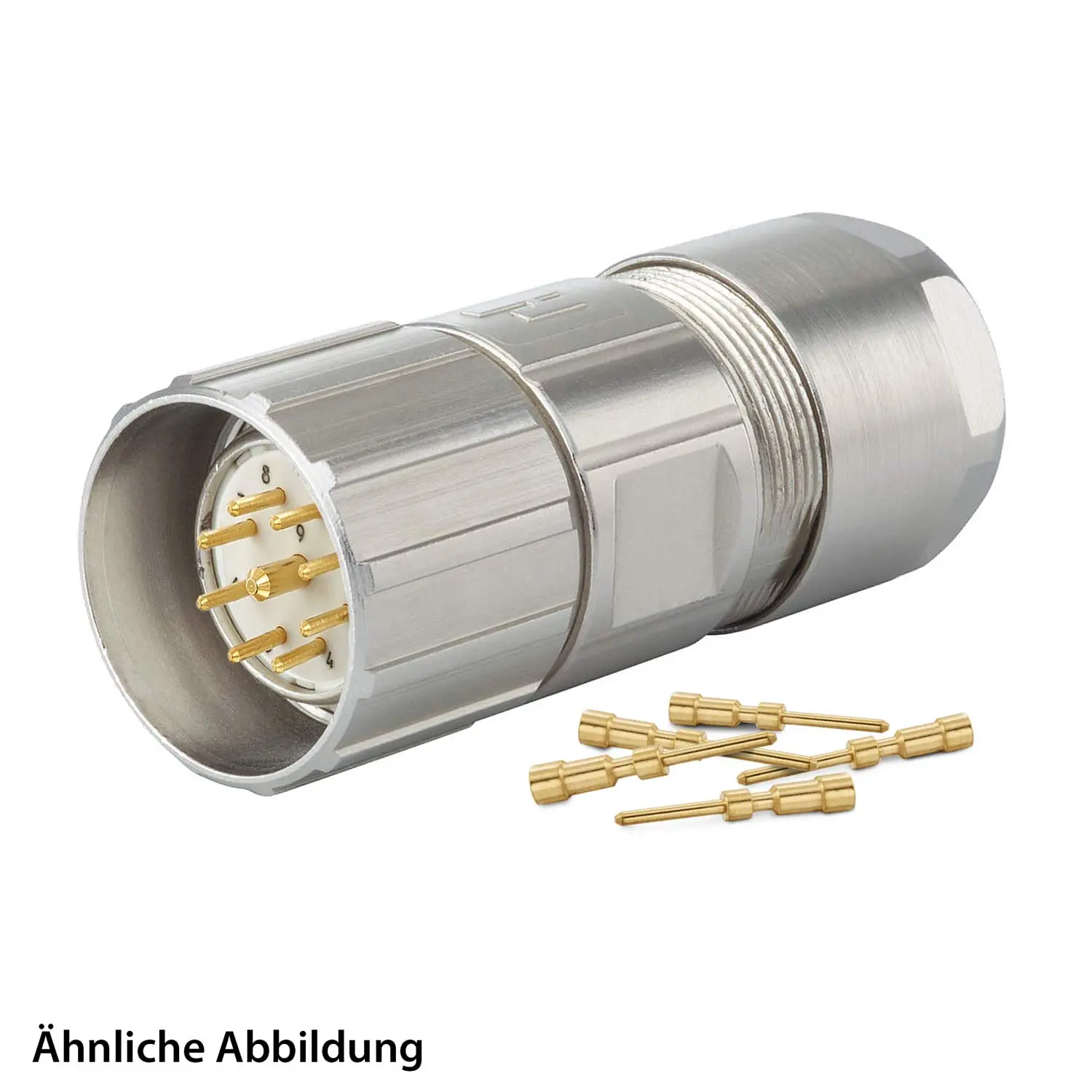 799911274K HUMMEL SET inkl. Kontakte M23 Signal Kabelsteckverbinder, Crimpeinsatz gerade Polzahl 17-pol., Stift Kabelabgang gerade, Klemmbereich 3,0mm - 7,0mm