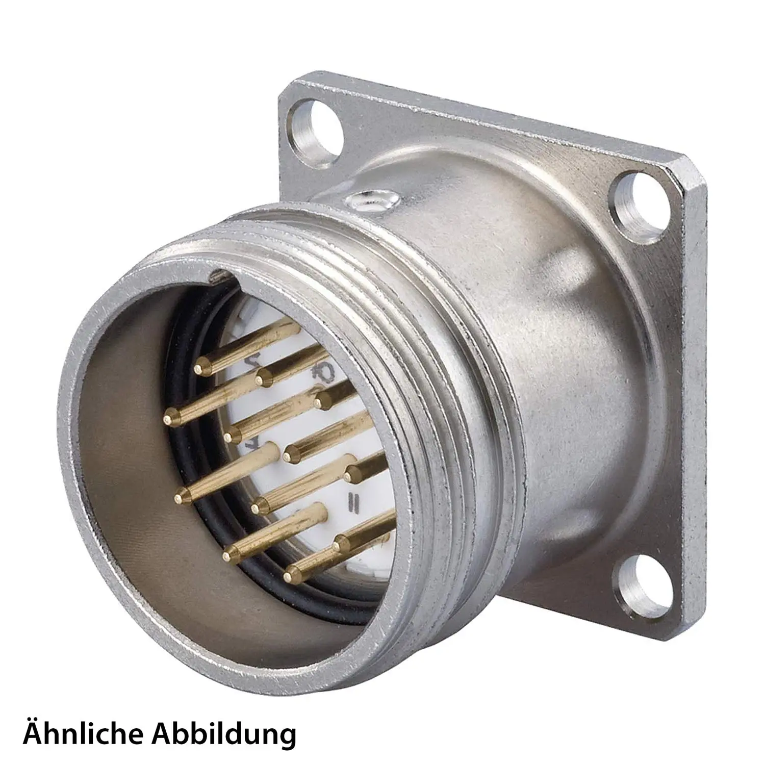 799913033K HUMMEL SET inkl. Kontakte M23 Signal Gerätesteckverbinder, Einlöteinsatz gerade Polzahl 19-pol., Stift Vorderwand