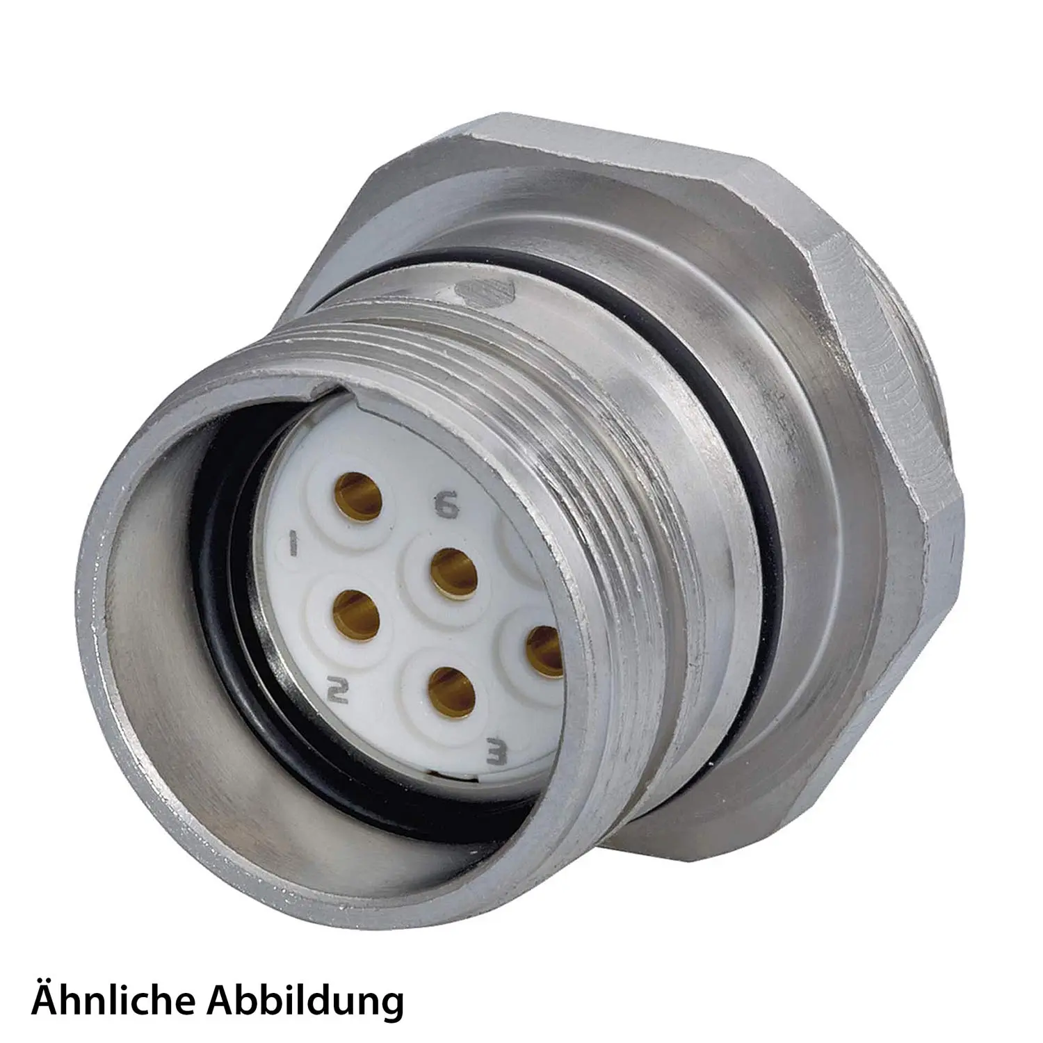 799915095K HUMMEL SET inkl. Kontakte M23 Signal Gerätesteckverbinder, Einlöteinsatz gerade Polzahl 17-pol., Buchse Vorderwand