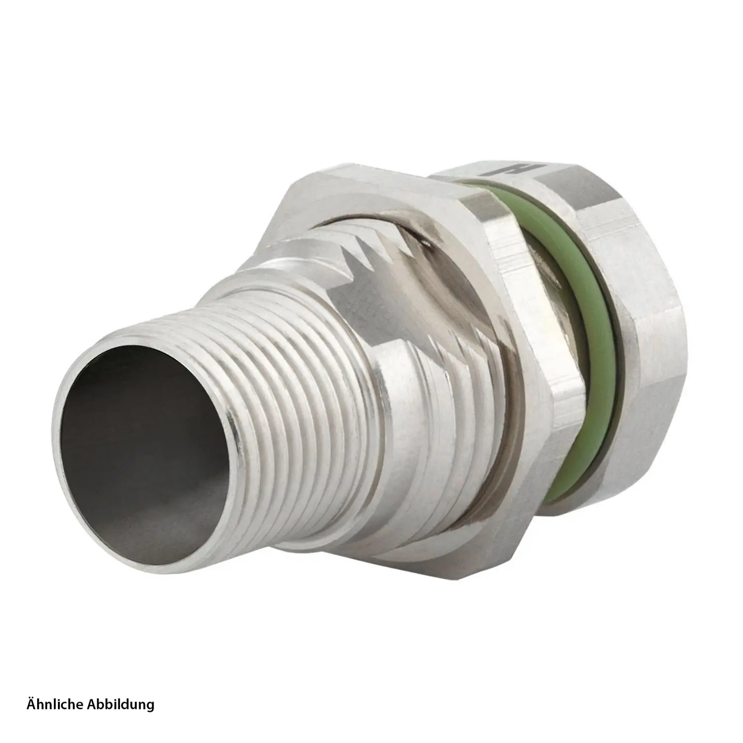 A712-7K50000000 HUMMEL M12 Power Gerätestecker für Stift gerade Hinterwand Farbe silber
