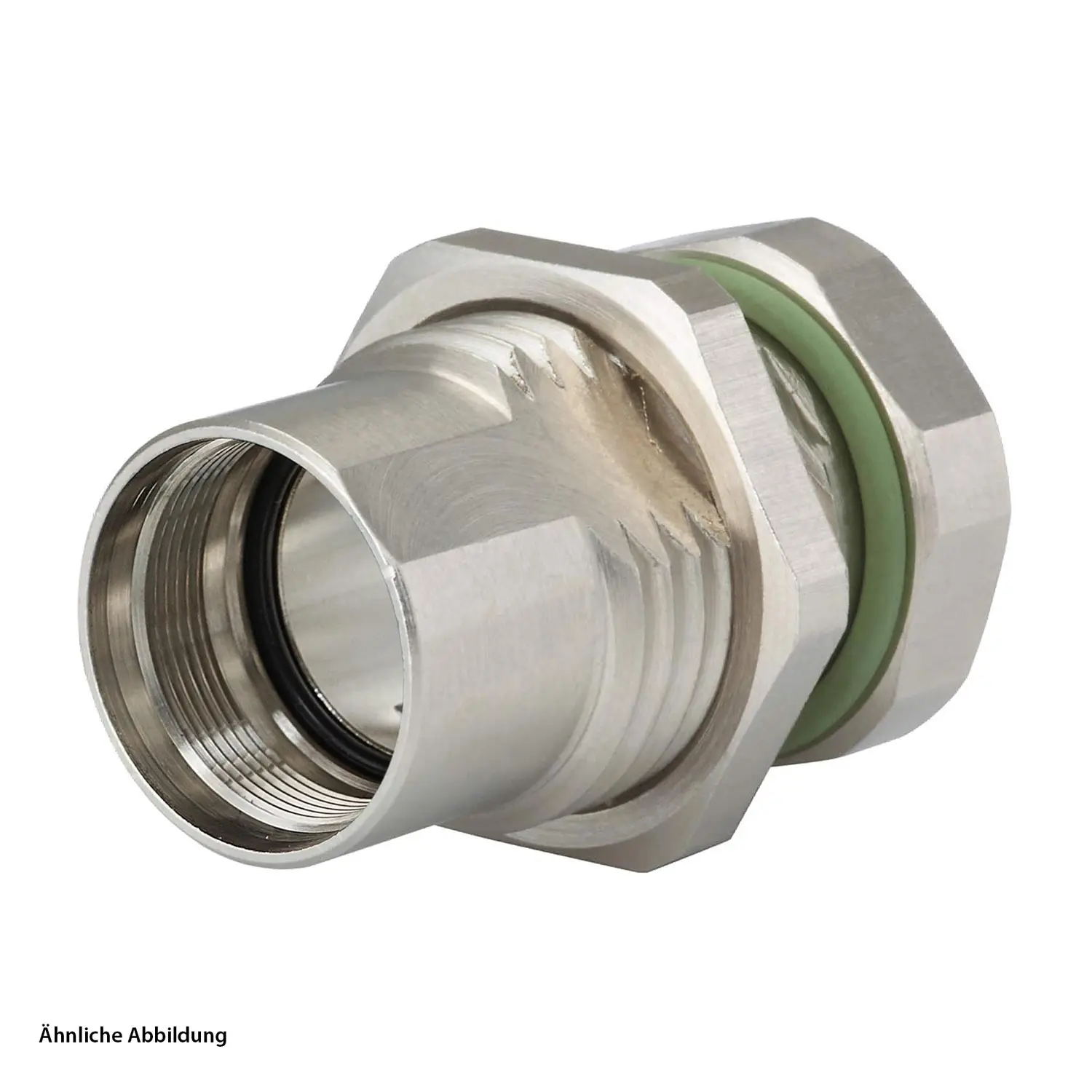 A712-7K51000000 HUMMEL M12 Power Gerätestecker für Buchse gerade Hinterwand Farbe silber