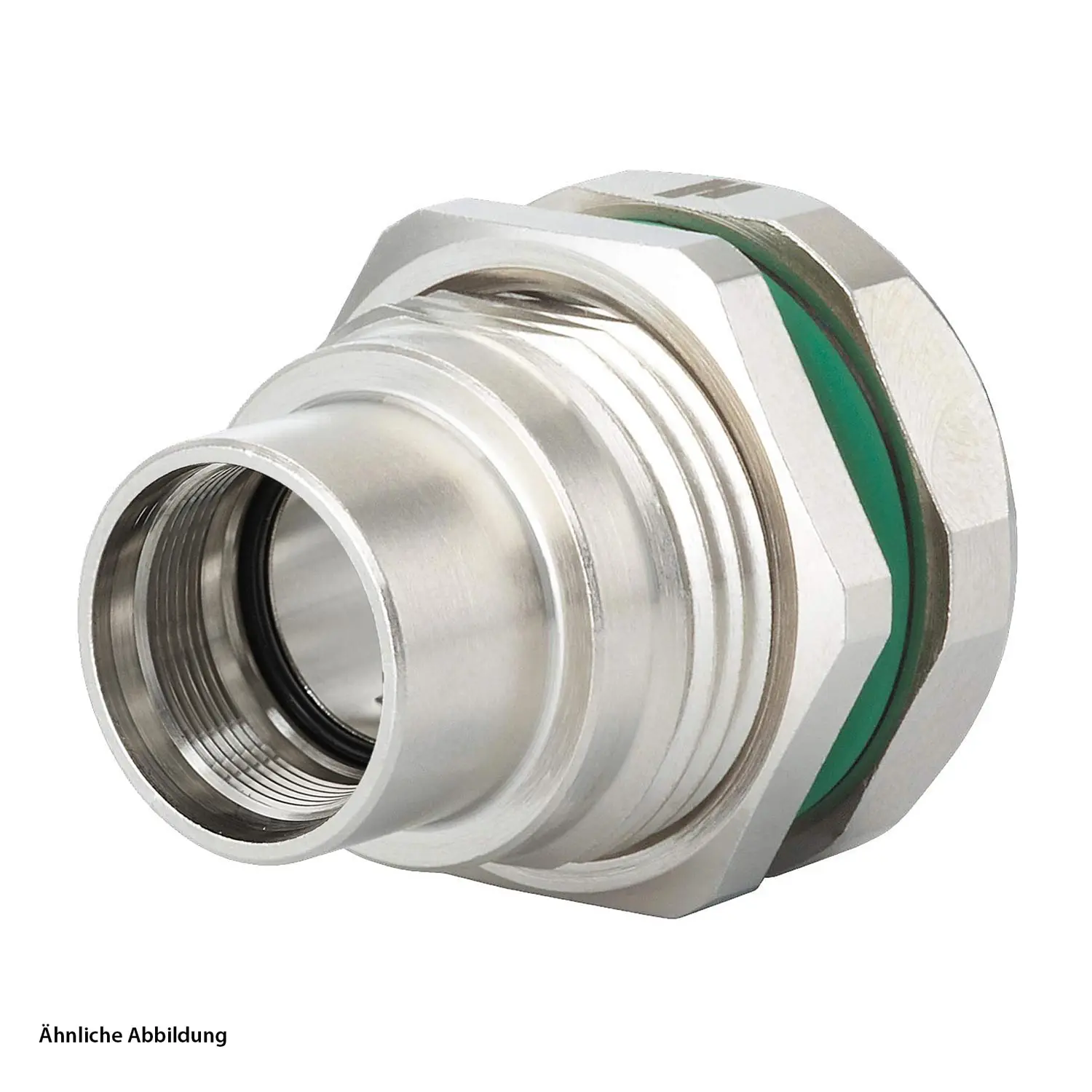 Produktfoto 1 von A712-7S51000000 HUMMEL M12 Power Gerätestecker für Buchse gerade Hinterwand Farbe silber