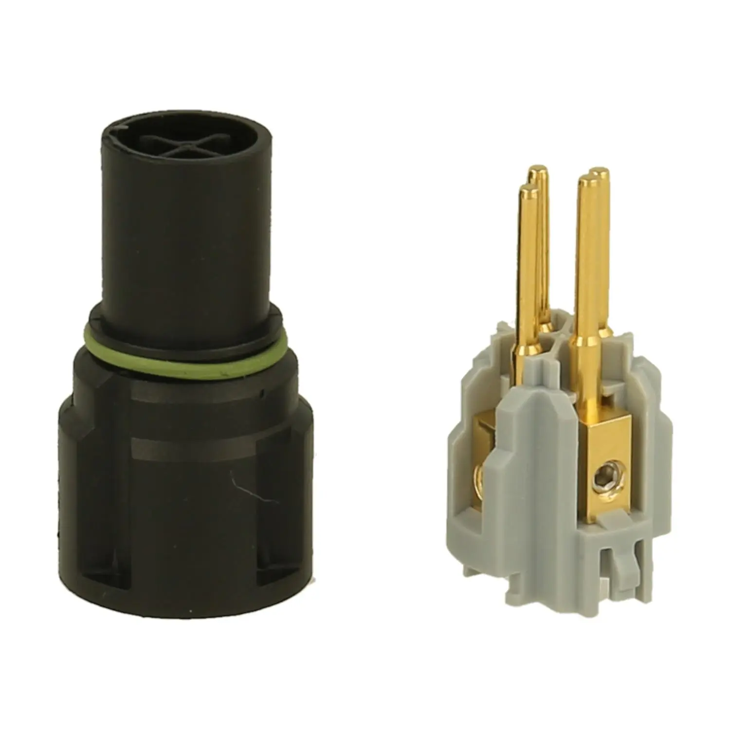 Produktfoto 1 von A712-7S05931105 HUMMEL M12 Power Schraub-Kontakteinsatz Stift Schraubanschluss, Polzahl 3+PE 630V 600V Steuerkontakt 150V, 12A, Farbe schwarz