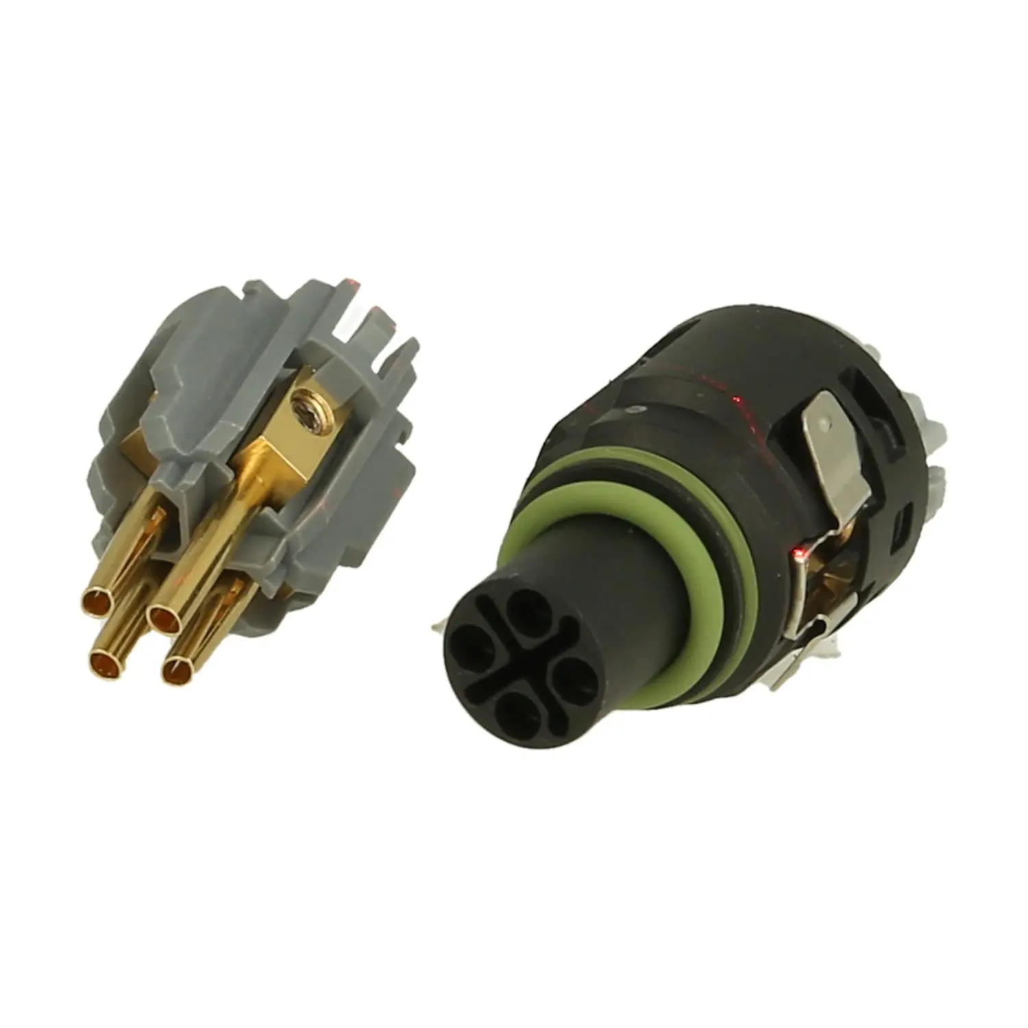 Produktfoto 1 von A712-7S05931106 HUMMEL M12 Power Schraub-Kontakteinsatz Buchse Schraubanschluss, Polzahl 3+PE 630V 600V Steuerkontakt 150V, 12A, Farbe schwarz