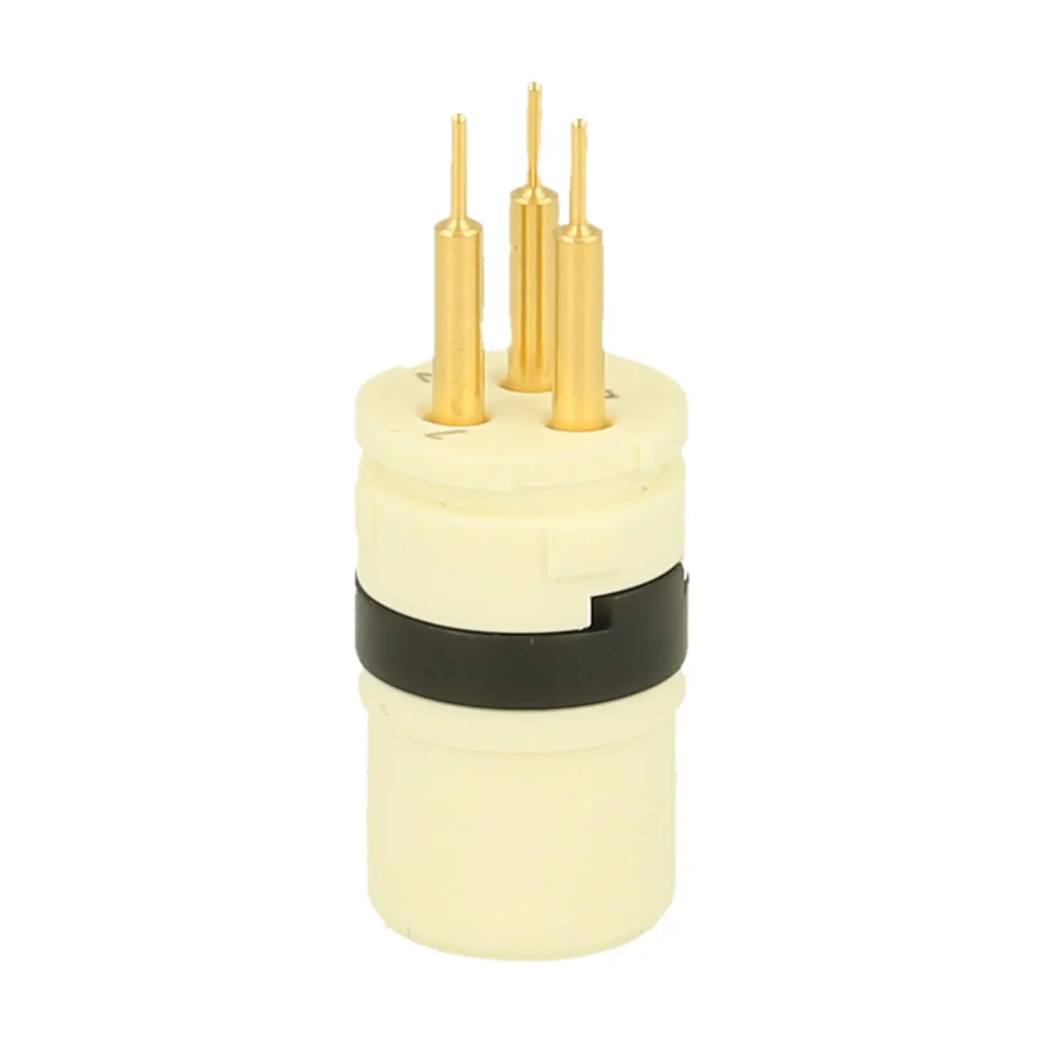 Produktfoto 1 von 7001903127 HUMMEL M16 Einlöt-Kontakteinsatz Stift Einlötanschluss, Polzahl 3-polig 400V, 8A, Farbe weiß