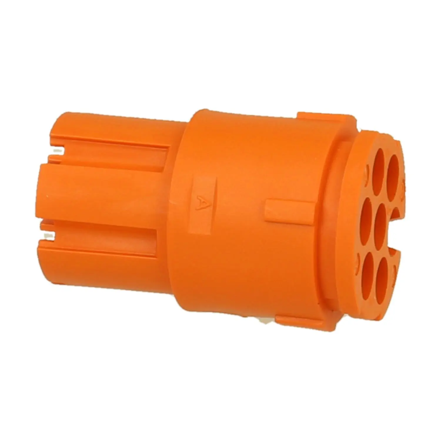 Produktfoto 1 von 7053961102 HUMMEL M16 Crimp-Kontakteinsatz Buchse Crimpanschluss, Polzahl 6+PE 600V, 16A, Farbe DESINA orange