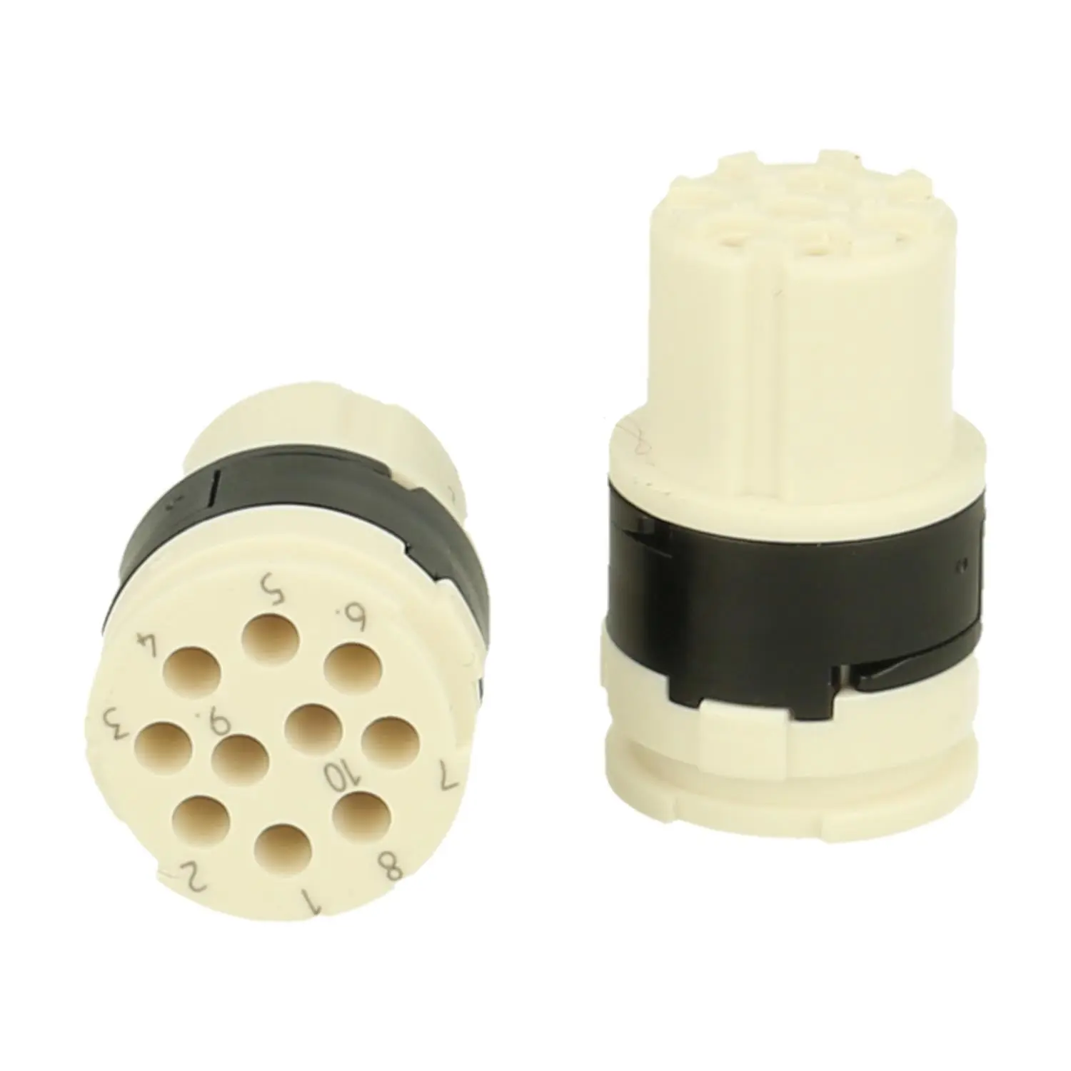 Produktfoto 1 von 7003910102 HUMMEL M16 Crimp-Kontakteinsatz Buchse Crimpanschluss, Polzahl 10-polig 160V, 8A, Farbe weiß