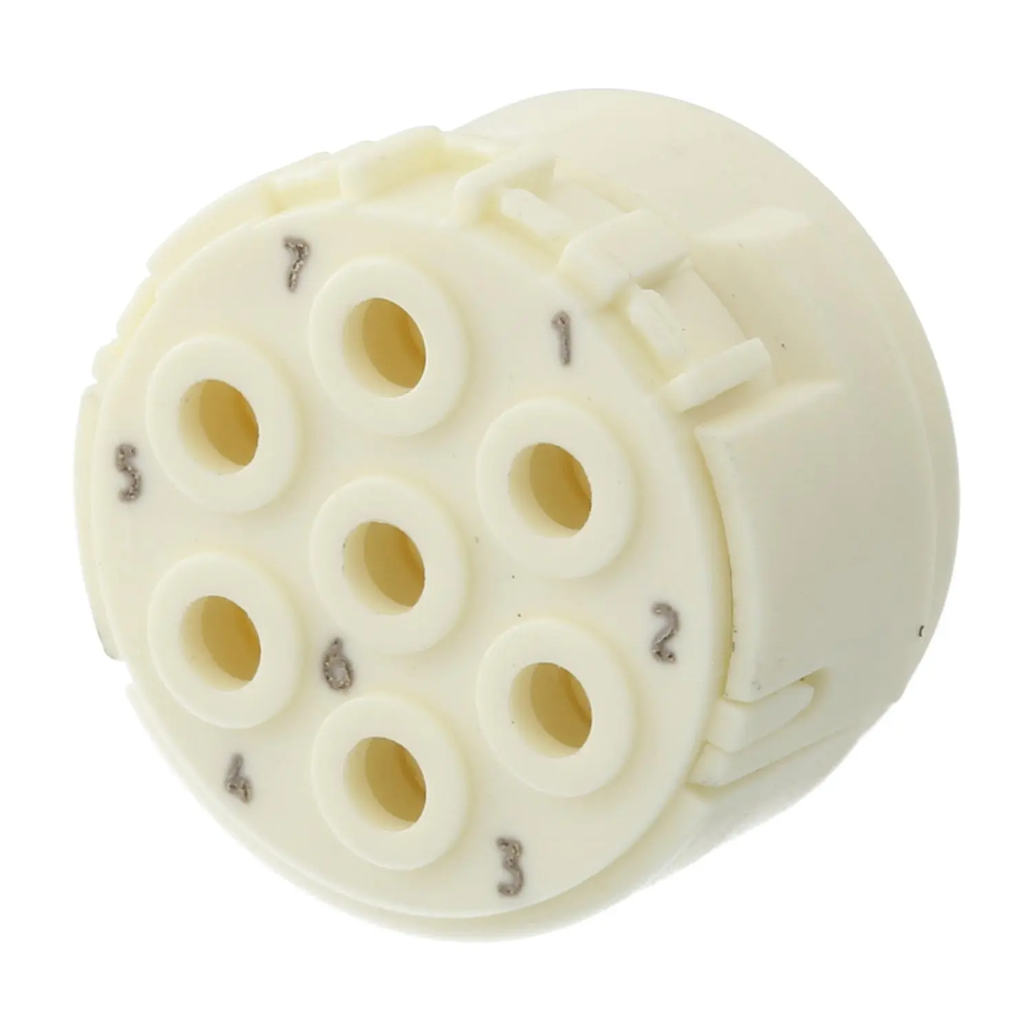 Produktfoto 1 von 7003907101 HUMMEL M23 Signal Crimp-Kontakteinsatz Stift Crimpanschluss, Polzahl 7-polig 300V, 20A, Farbe weiß