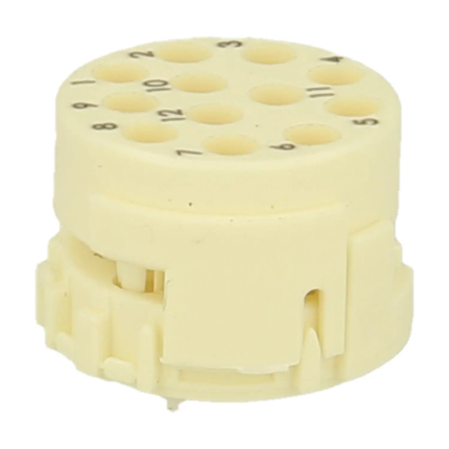 Produktfoto 1 von 7004912101 HUMMEL M23 Signal Crimp-Kontakteinsatz Stift Crimpanschluss, Polzahl 12-polig 200V, 8A, Farbe weiß