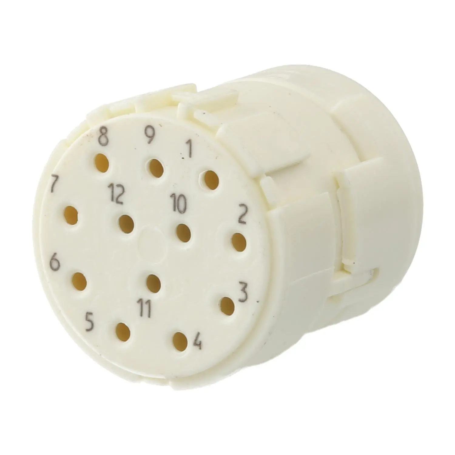 Produktfoto 1 von 7004912102 HUMMEL M23 Signal Crimp-Kontakteinsatz Buchse Crimpanschluss, Polzahl 12-polig 200V, 8A, Farbe weiß