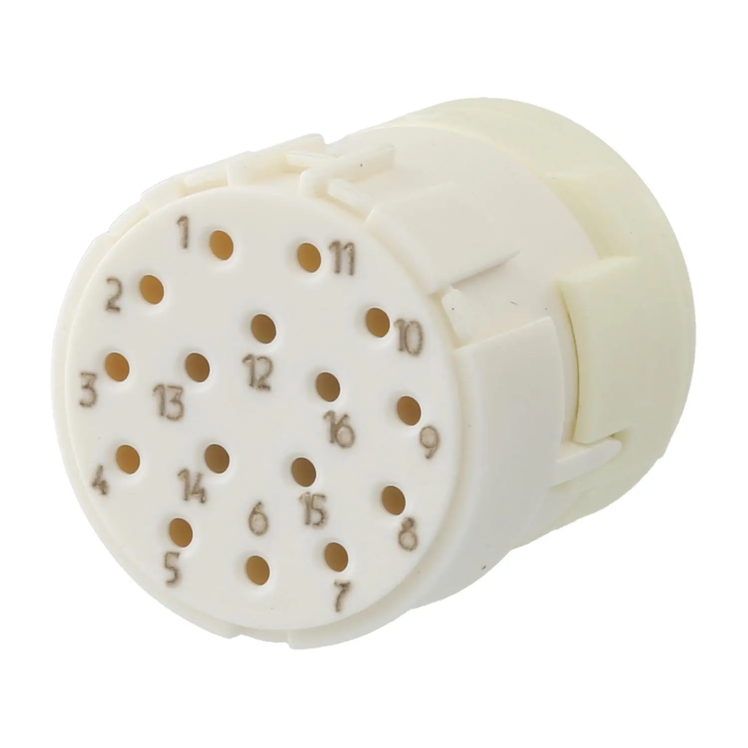 Produktfoto 1 von 7003916102 HUMMEL M23 Signal Crimp-Kontakteinsatz Buchse Crimpanschluss, Polzahl 16-polig 160V, 8A, Farbe weiß