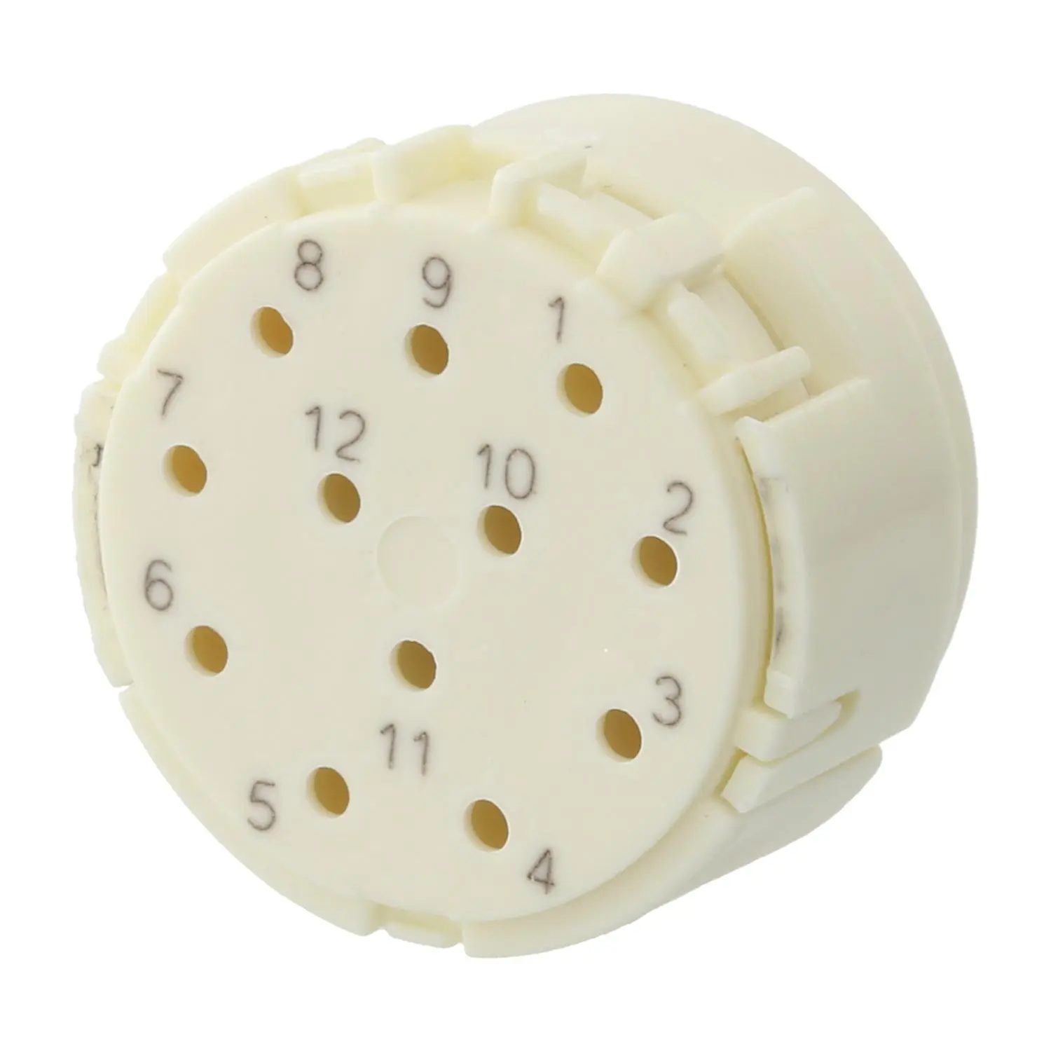 Produktfoto 1 von 7003912101 HUMMEL M23 Signal Crimp-Kontakteinsatz Stift Crimpanschluss, Polzahl 12-polig 200V, 8A, Farbe weiß
