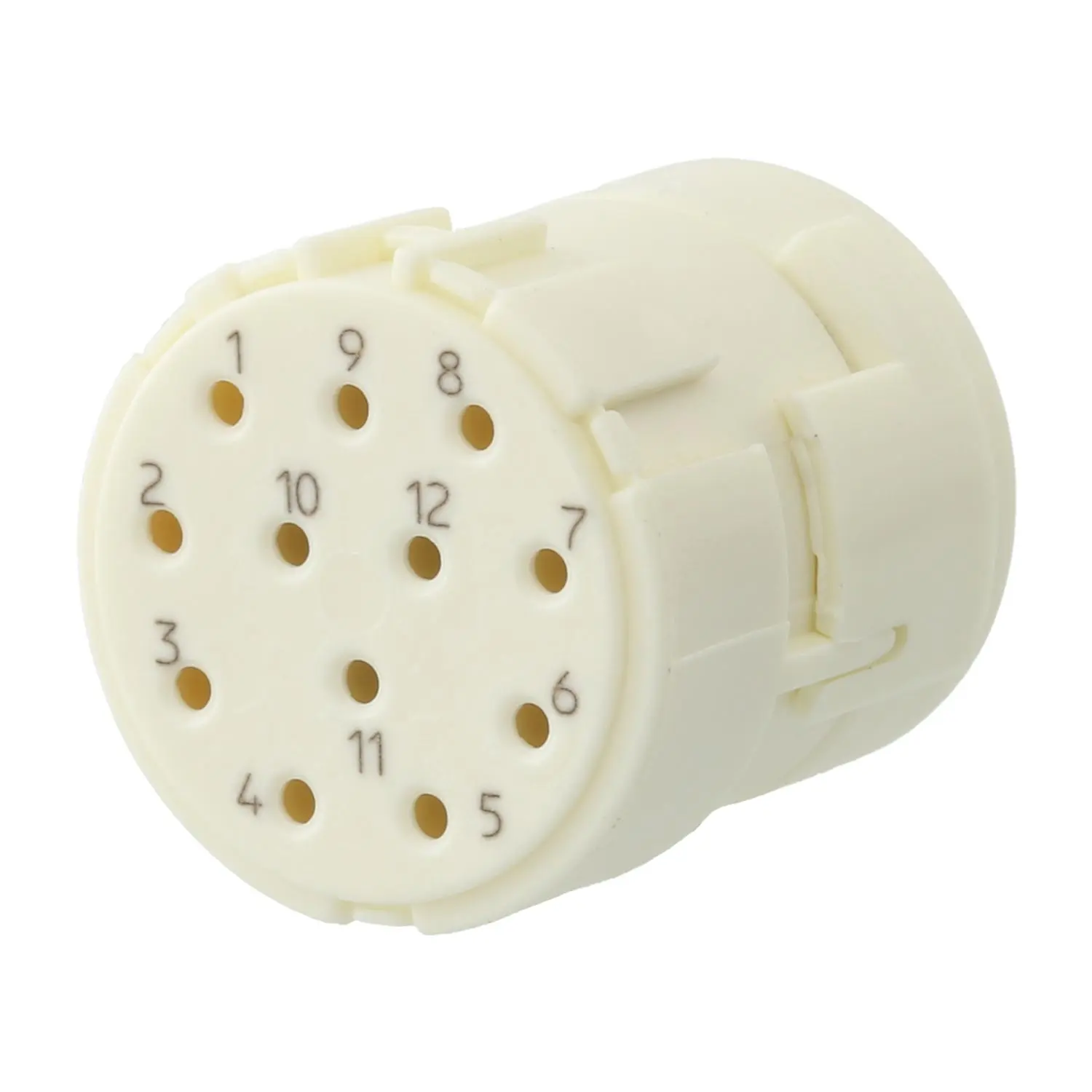 Produktfoto 1 von 7003912102 HUMMEL M23 Signal Crimp-Kontakteinsatz Buchse Crimpanschluss, Polzahl 12-polig 200V, 8A, Farbe weiß
