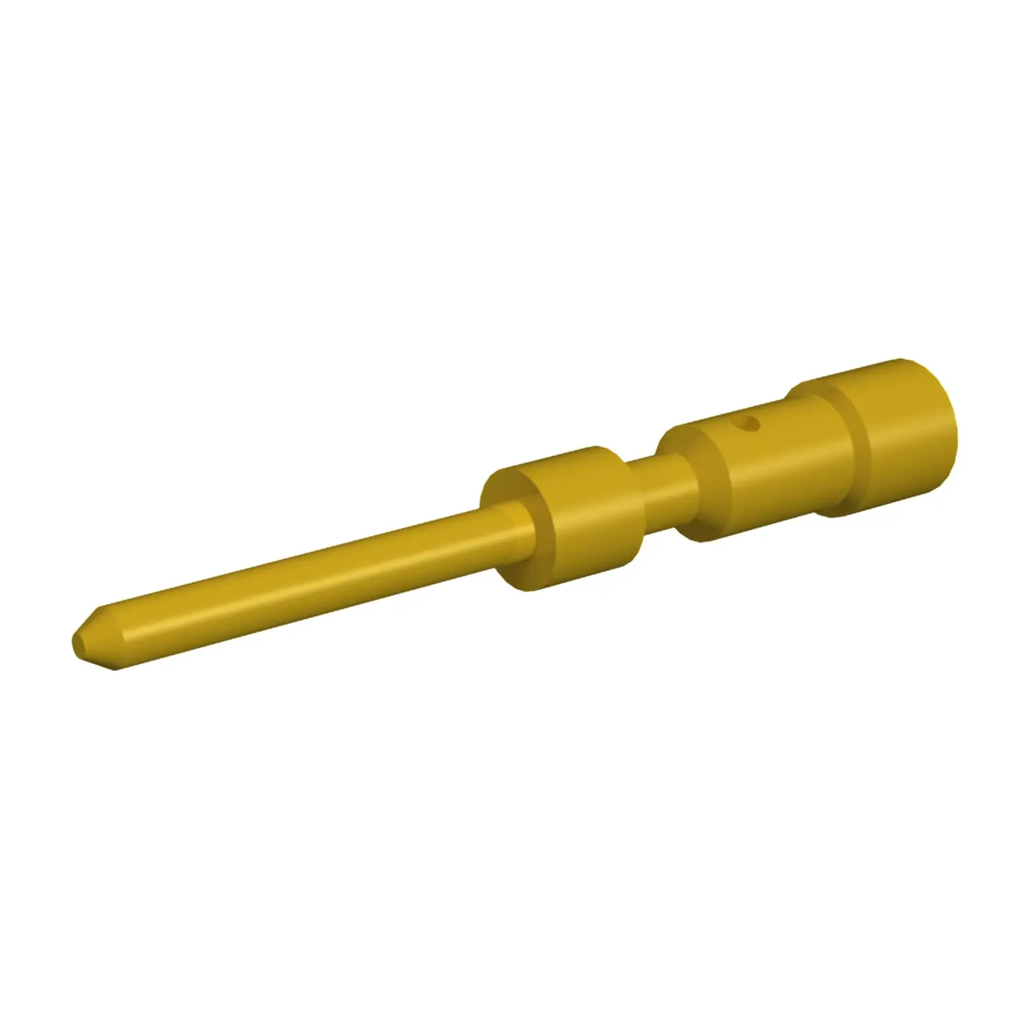 Produktfoto 1 von 7010901021 HUMMEL M23 Signal Signal-Crimpkontakt Kontaktstift (M) 0,75mm² - 1,5mm² gold Werkstoff Messing (CuZn)