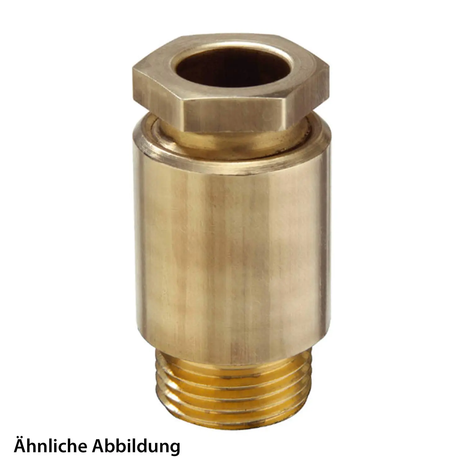 Produktfoto 1 von 10011151 WISKA Maritime Kabelverschraubungen EMV PG16x1,41 rund mit Erdungseinsatz Messing (CuZn) blank Gewindelänge 8,0mm