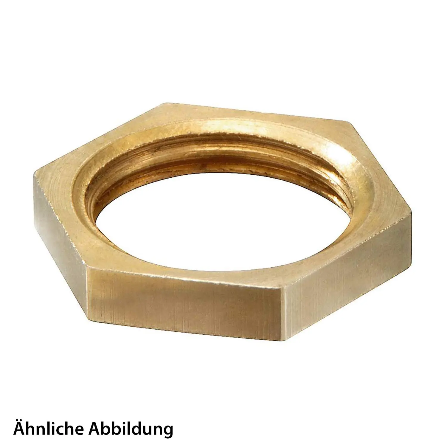 10011533 WISKA Maritime Gegenmutter M18x1,5 Sechskant Edelstahl (1.4044) Farbe silber