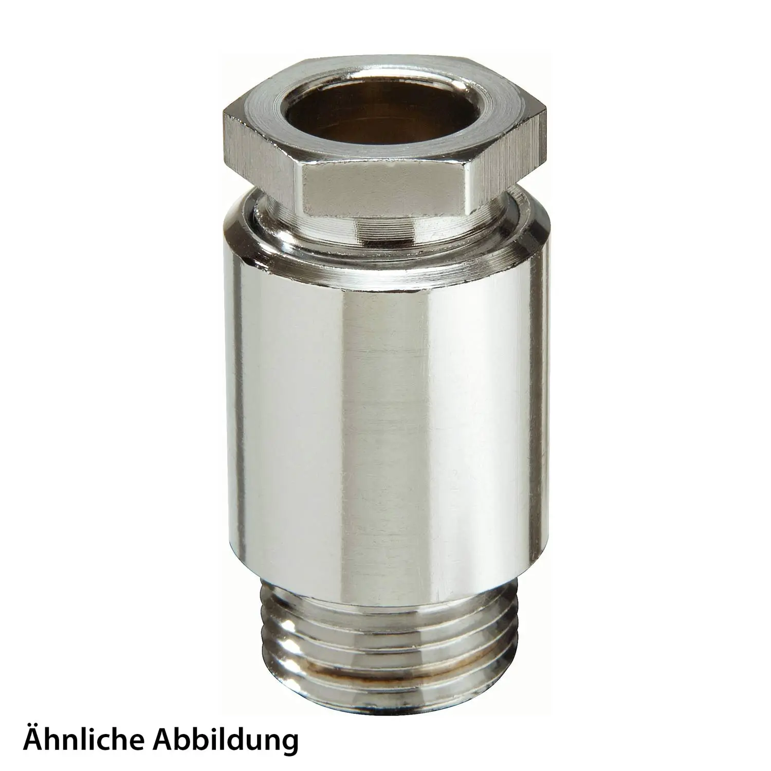 10014565 WISKA Maritime Kabelverschraubungen M24x1,5 rund mit Dichtung/Druckscheibe Messing (CuZn) vernickelt Gewindelänge 11,0mm