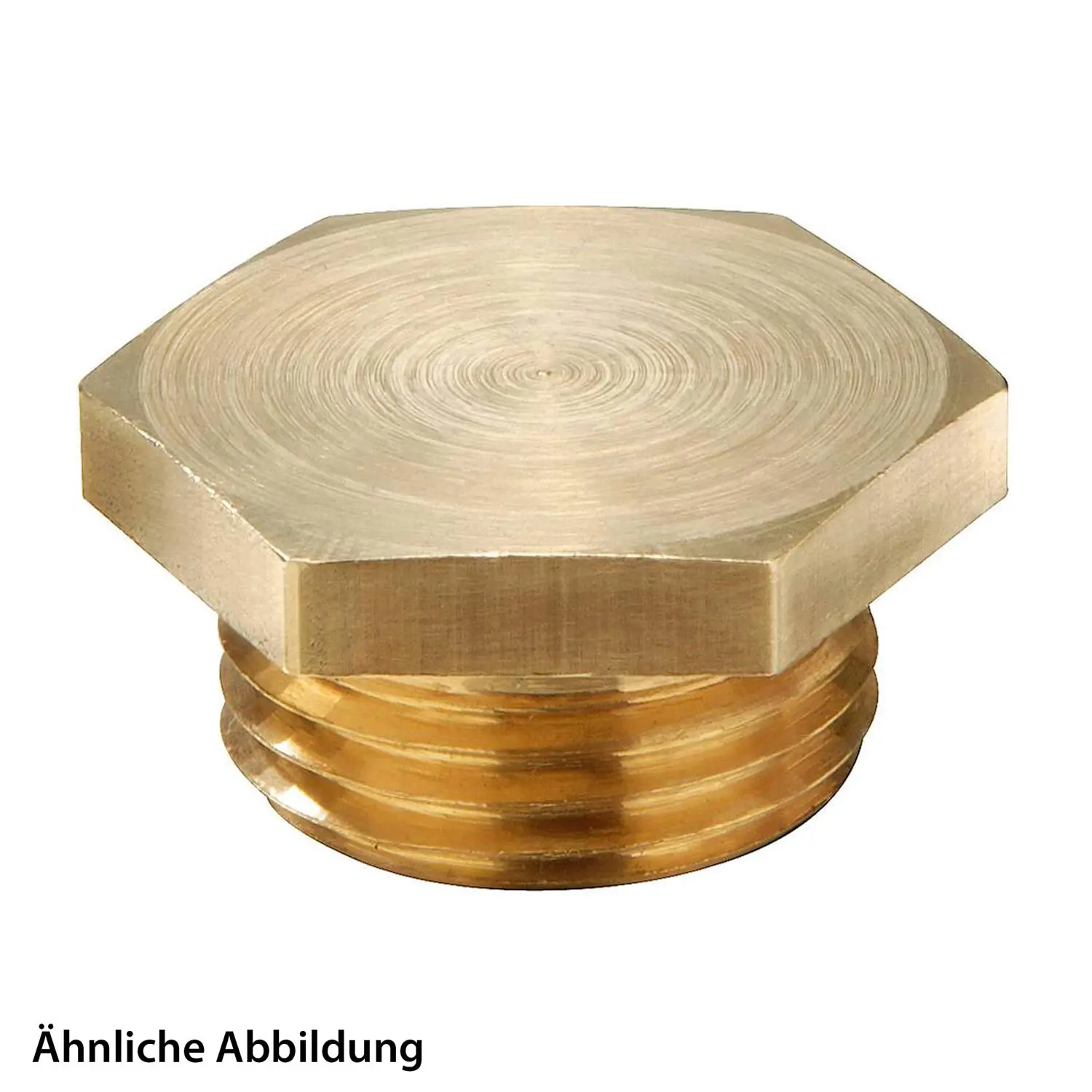 10016776 WISKA Maritime Blindstopfen M36x2 Sechskant Messing (CuZn) vernickelt Farbe silber