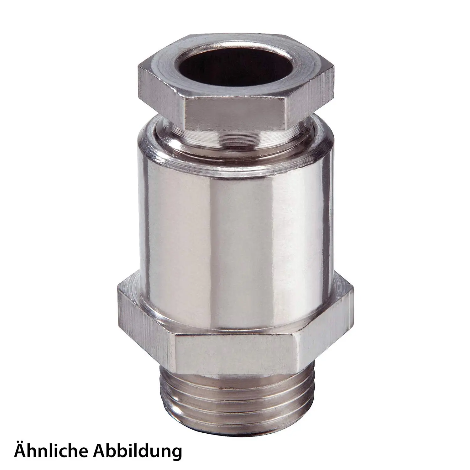 10016832 WISKA Maritime Kabelverschraubungen M50x1,5 Sechskant m. Dichtung/Druckscheibe Messing (CuZn) vernickelt Gewindelänge 14,0mm