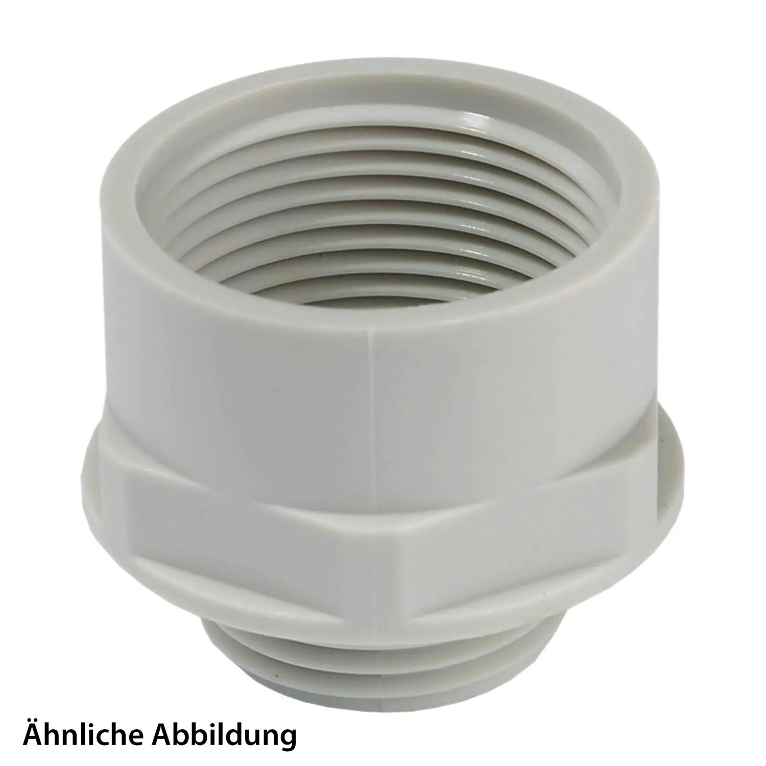 Produktfoto 1 von 10063633 WISKA Adapter-Zwischenstutzen M/PG von M20x1,5 auf PG11x1,41 hoch Polyamid (PA) Anschlussgewinde 9,0mm
