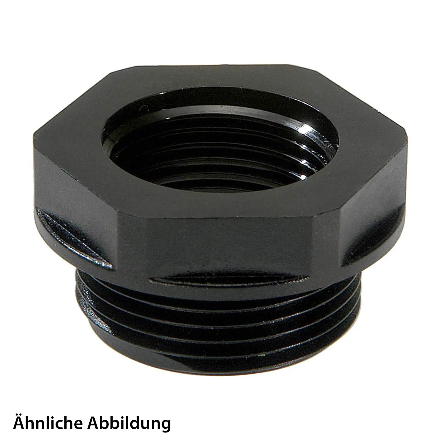10064773 WISKA ATEX-Adapter PG/M von PG36x1,588 auf M32x1,5 flach Sechskant Polyamid (PA) II2DExtbIIICDb / II2GExebIICGb / II 2G (1,2) II 2D (21,22)