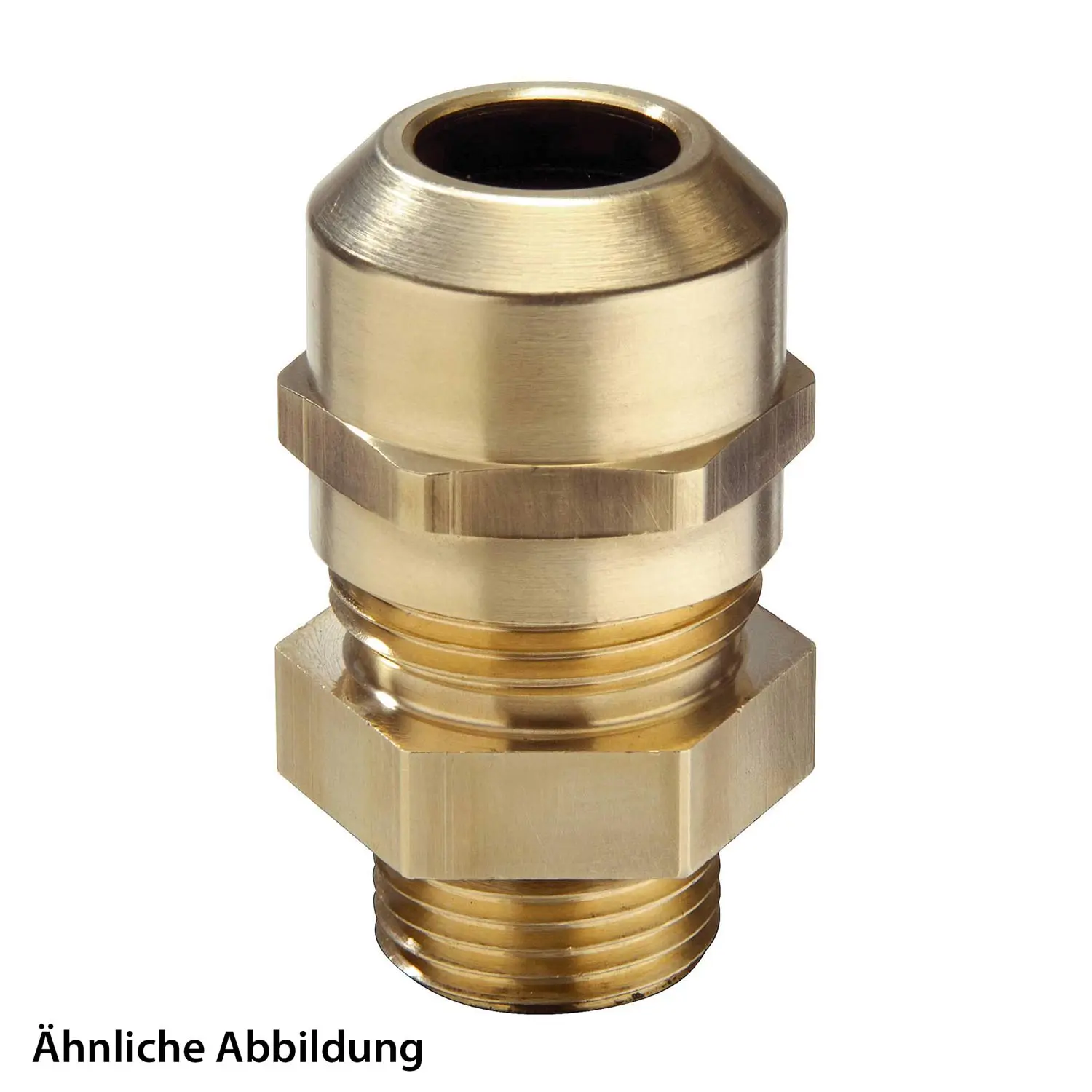 Produktfoto 1 von 10065105 WISKA Maritime Kabelverschraubungen M36x2 Sechskant inkl. O-Ring Messing (CuZn) blank Gewindelänge 13,0mm