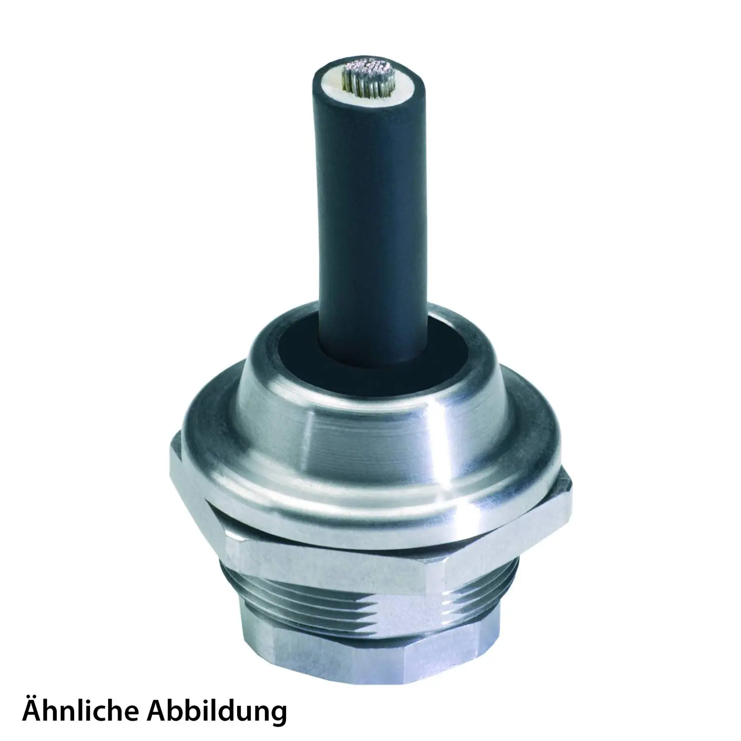 10101855 WISKA Edelstahlverschraubung M20x0,75 incl. Gegenmutter Edelstahl (1.4305) Gewindelänge 19,5mm
