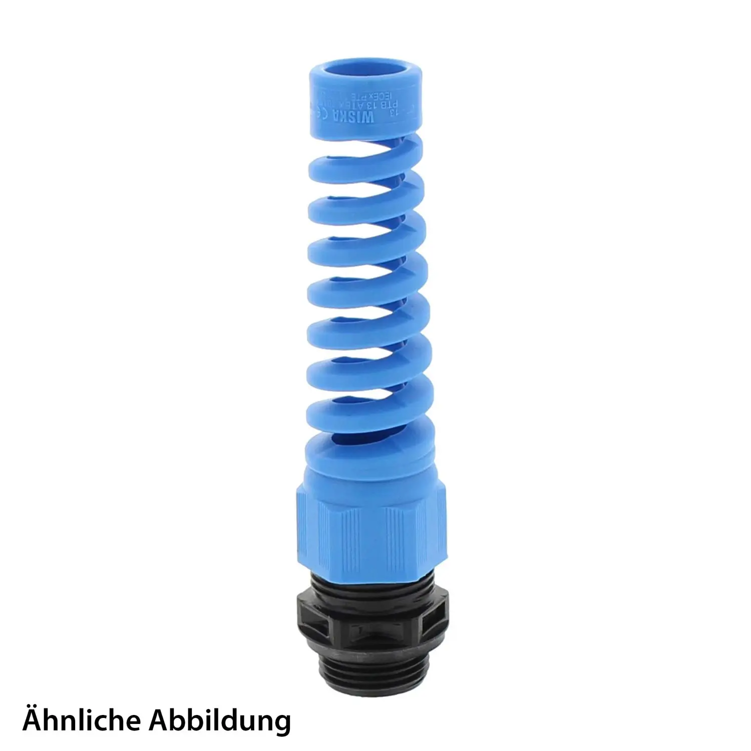 Produktfoto 1 von 10103510 WISKA ATEX-Verschraubung mit Biegeschutz M20x1,5 lang Polyamid (PA) II2DExtbIIICDb / II2GExebIICGb / II 2G (1,2) II 2D (21,22)