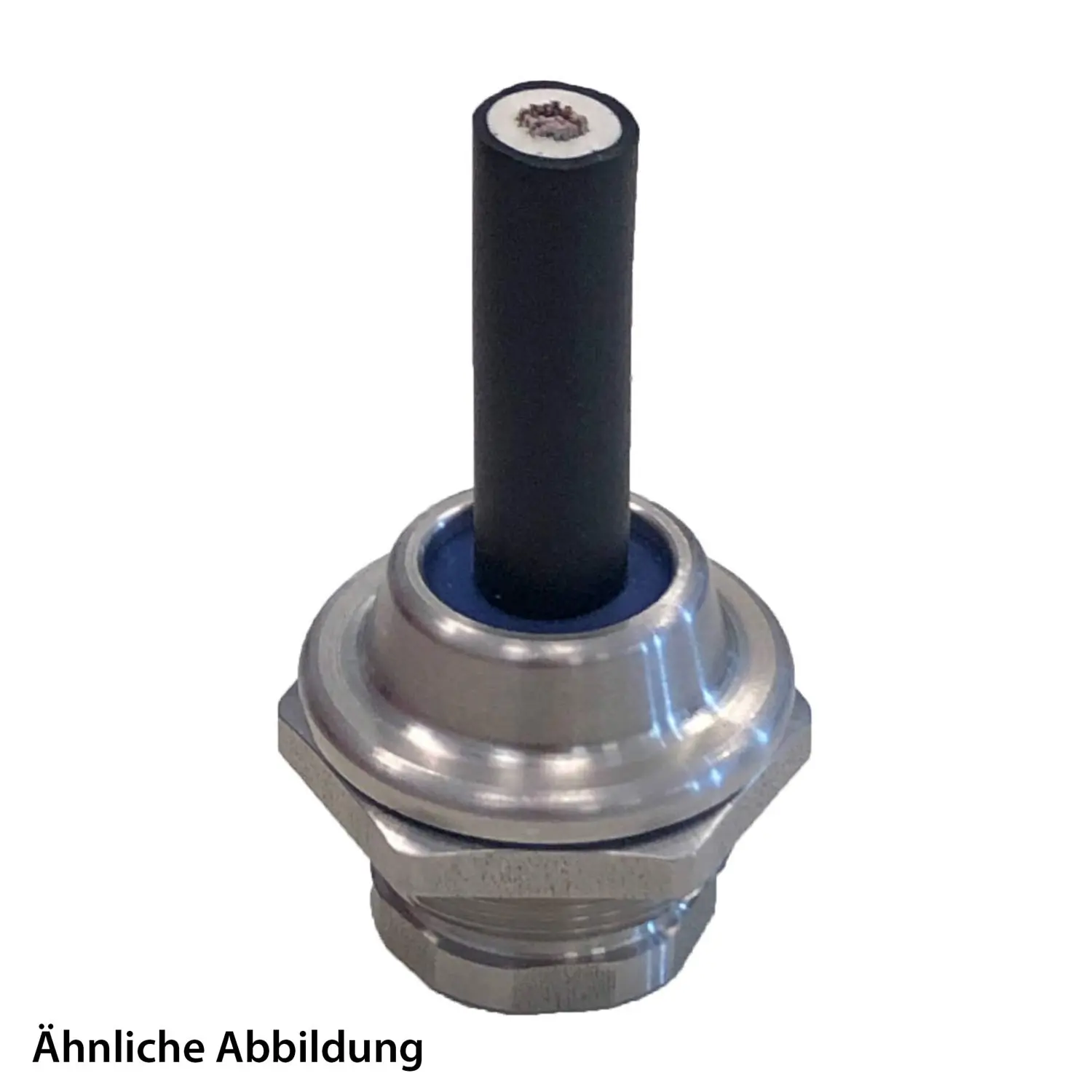 Produktfoto 1 von 10103629 WISKA Edelstahlverschraubung M50x1,5 incl. Gegenmutter Edelstahl (1.4305) Gewindelänge 37,0mm
