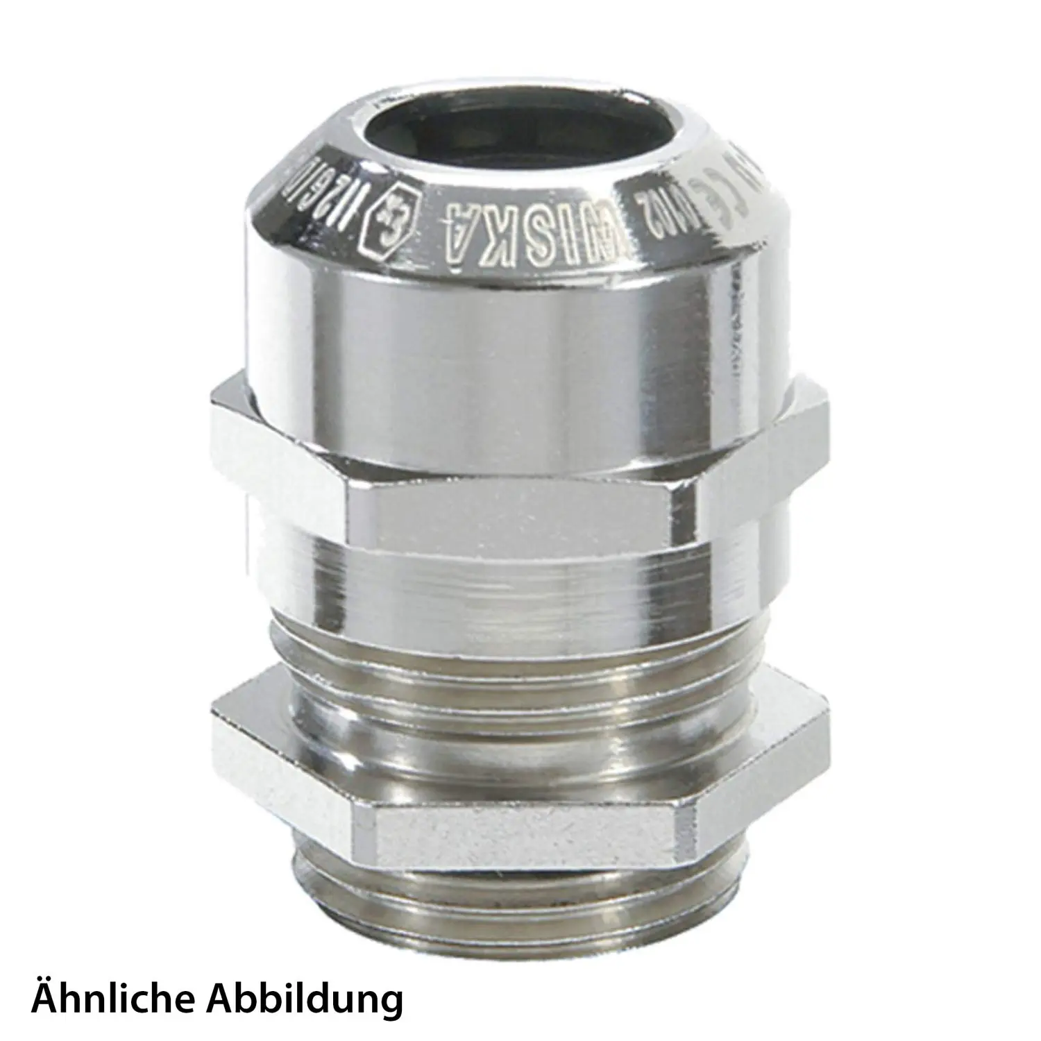Produktfoto 1 von 10104386 WISKA ATEX-Verschraubung M75x1,5 KMA-M75 inkl. O-Ring Messing (CuZn) vernickelt II2DExtbIIICDb / II2GExebIICGb / II 2G (1,2) II 2D (21,22)