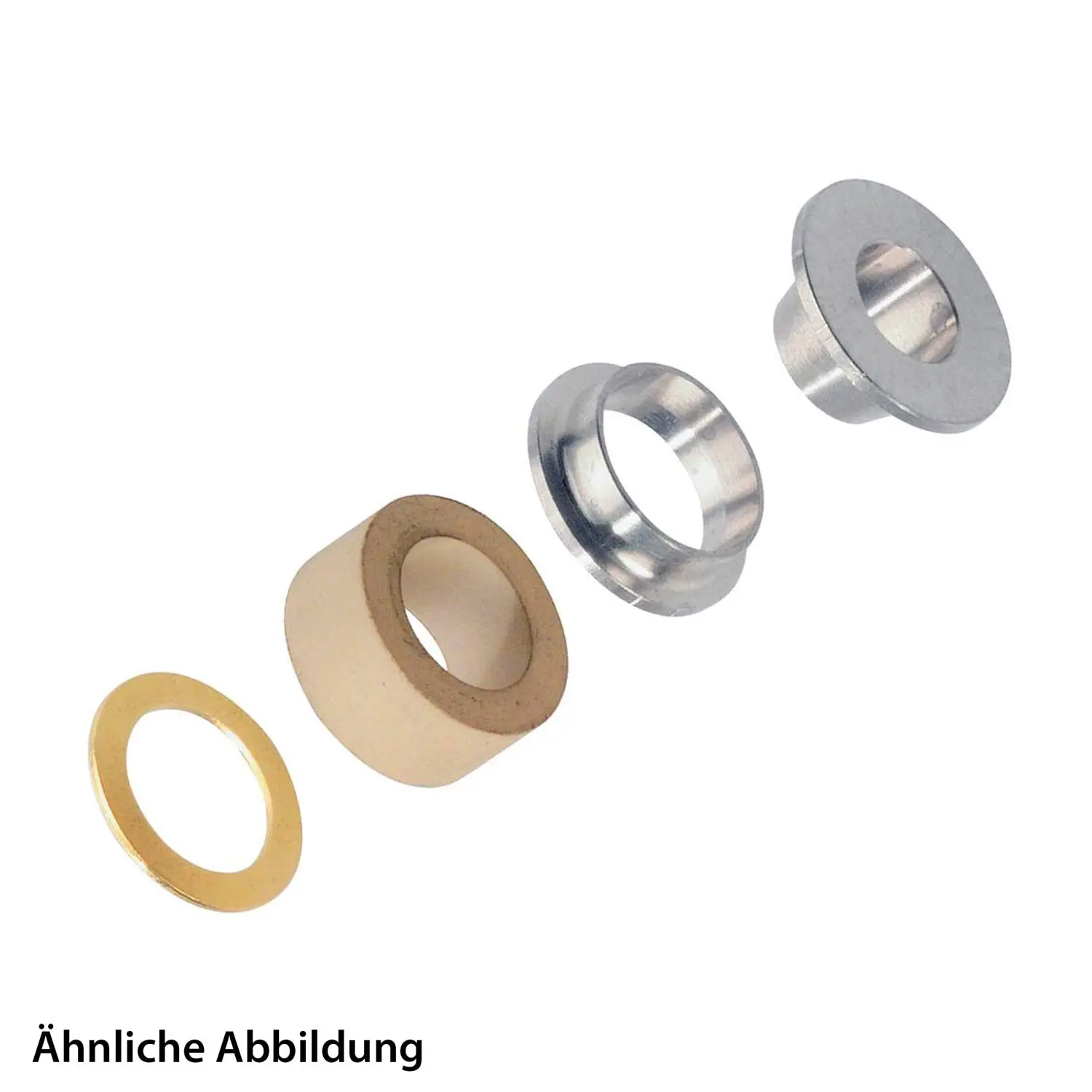30070330 WISKA Messingkontaktfedereinsatz EMV f. Metall / Kunststoff M24 Messing (CuZn) vernickelt Klemmbereich 10,0mm - 12,5mm