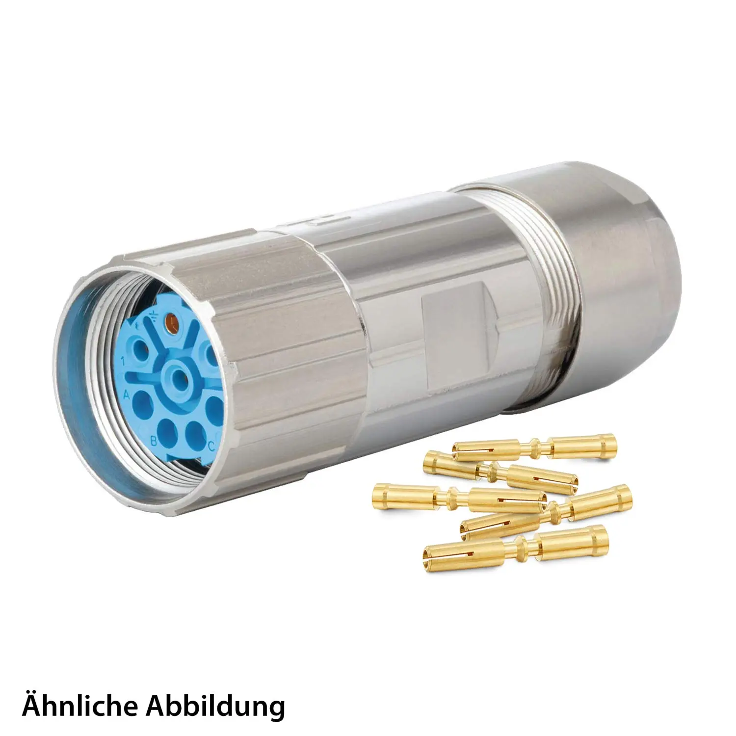 799917973K HUMMEL SET inkl. Kontakte M23 Leistung Kabelsteckverbinder, Crimpeinsatz gerade Polzahl 3+5+PE, Buchse Klemmbereich 7,0mm - 12,0mm