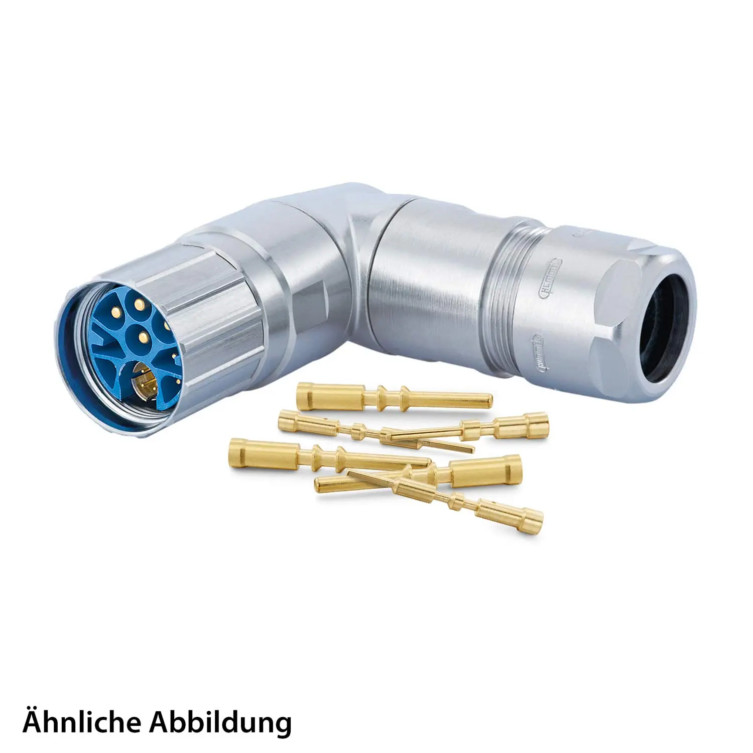 799918509K HUMMEL SET inkl. Kontakte M23 Hybrid Kabelsteckverbinder, Crimpeinsatz gewinkelt Polzahl 3+4+4+PE, Stift drehbar Klemmbereich 11,0mm - 17,0mm