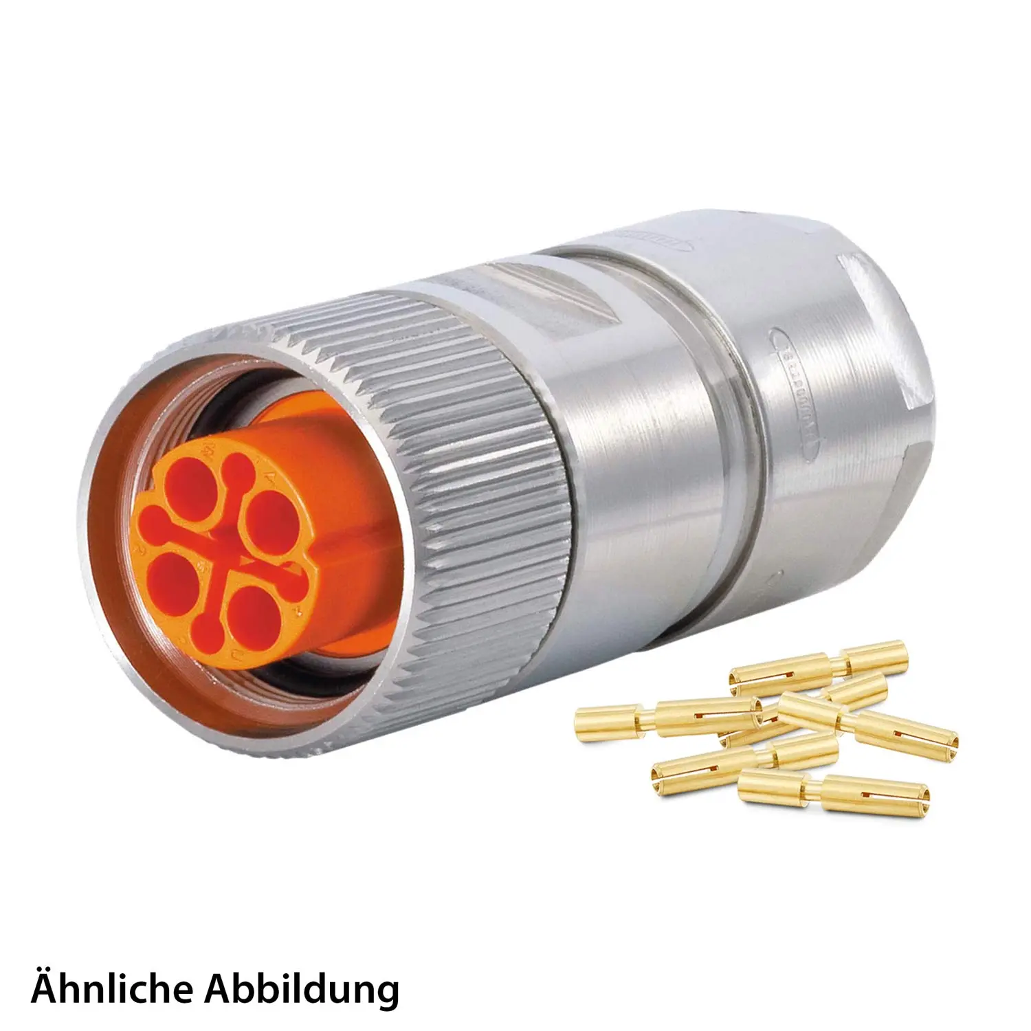 799919206K HUMMEL SET inkl. Kontakte M16 INOX Kabelsteckverbinder Crimpeinsatz gerade Polzahl 3-pol., Buchse Kabelabgang gerade, Klemmbereich 5,0mm - 9,0mm