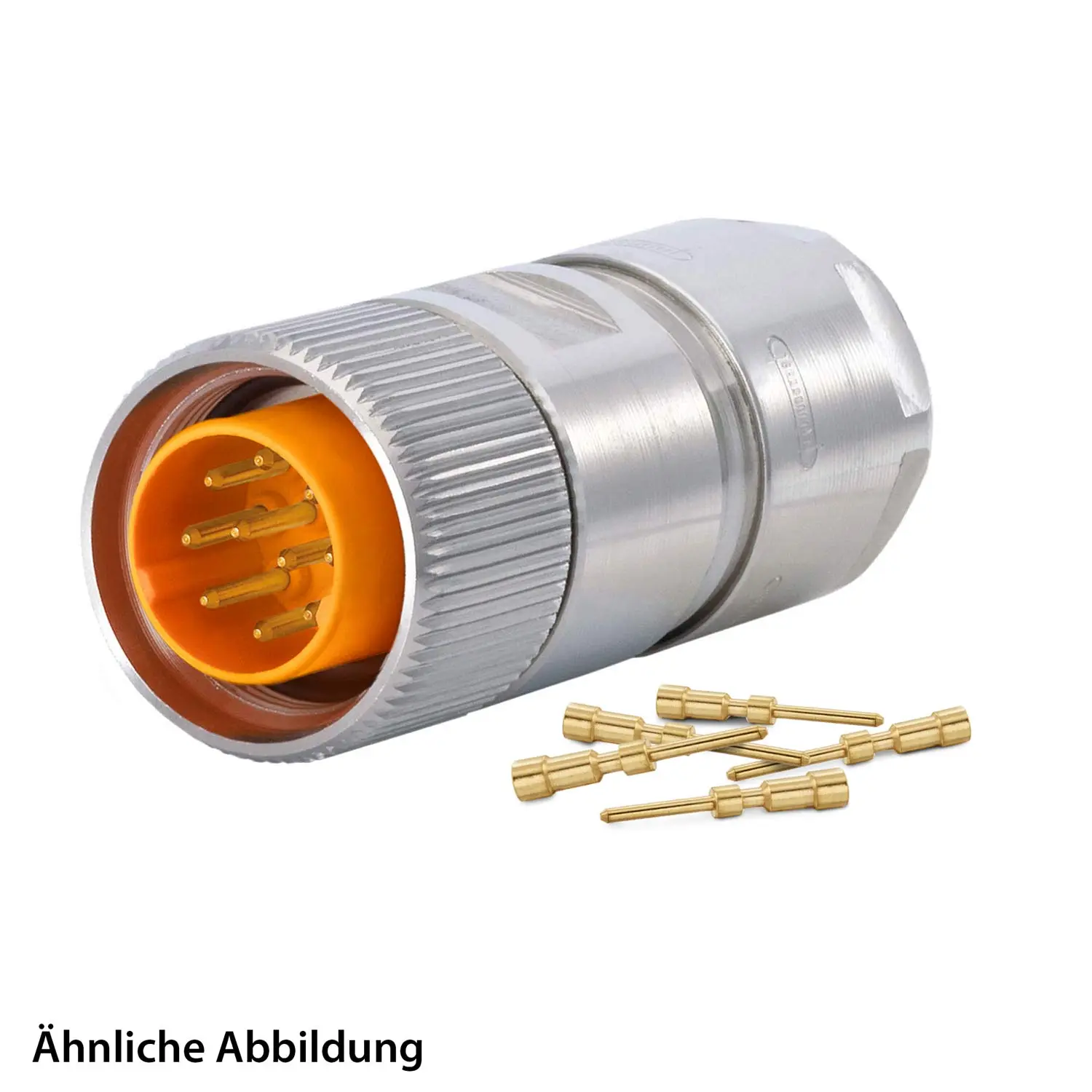 799919205K HUMMEL SET inkl. Kontakte M16 INOX Kabelsteckverbinder Crimpeinsatz gerade Polzahl 3-pol., Stift Kabelabgang gerade, Klemmbereich 5,0mm - 9,0mm