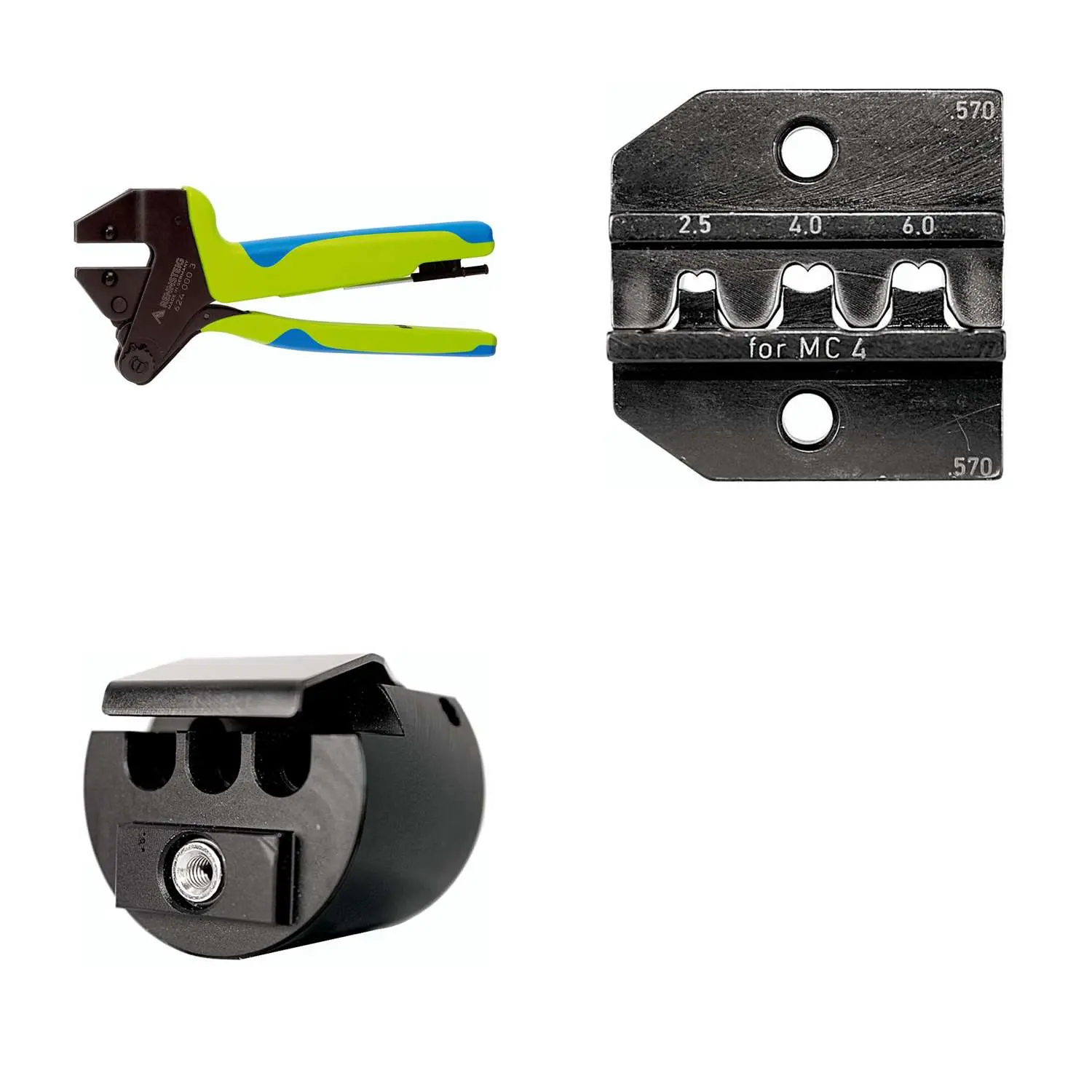 Produktfoto 1 von 624 570 3 0 K2 Rennsteig Werkzeuge GmbH Crimpzange PEW12 für Multi-Contact MC4 Steckverbinder Querschnitt 2,5mm² - 6mm²